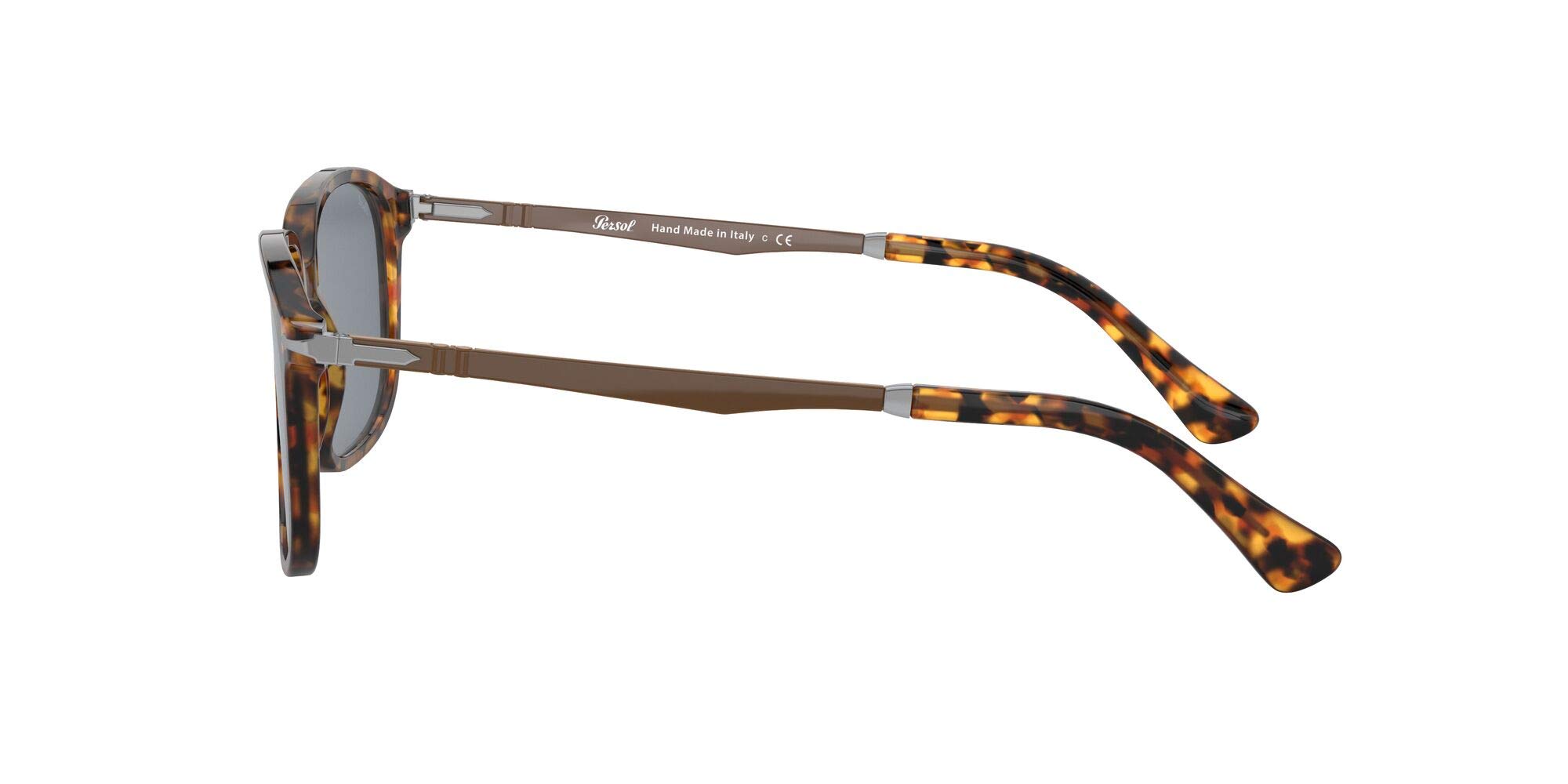 Persol PO3246S Rectangular Polarized Sunglasses for Men & Women - UV Protection, Classic Style - Perfect for Driving, Travel & Outdoor Activities