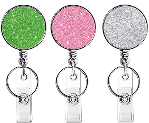 Glitter Silver Green Pink 3pack