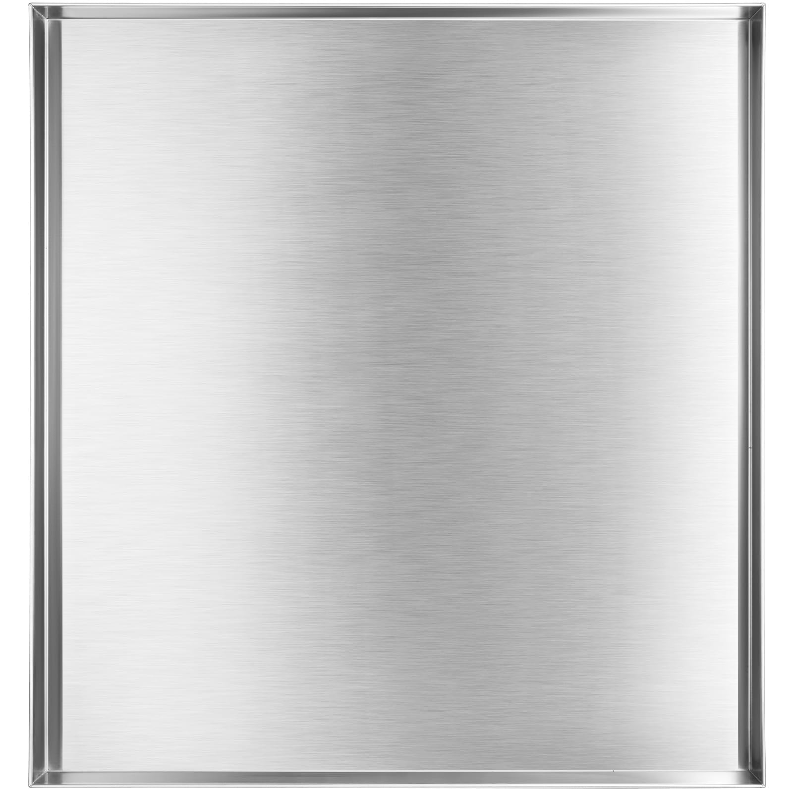32 x 30 x 2.5 Inch Heavy Duty 304 Stainless Steel Washing Machine Drip Pan - Leak Proof Tray for Laundry Room, Basement & RV Use