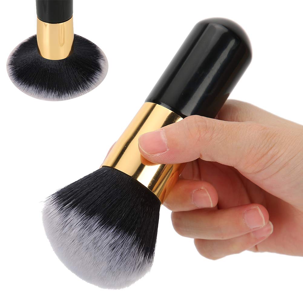 Large Powder Brush for Loose & Mineral Foundation - Soft Blending Buffing Makeup Brush for Wet or Dry Use | Perfect for Full Face Coverage & Professional Makeup Application