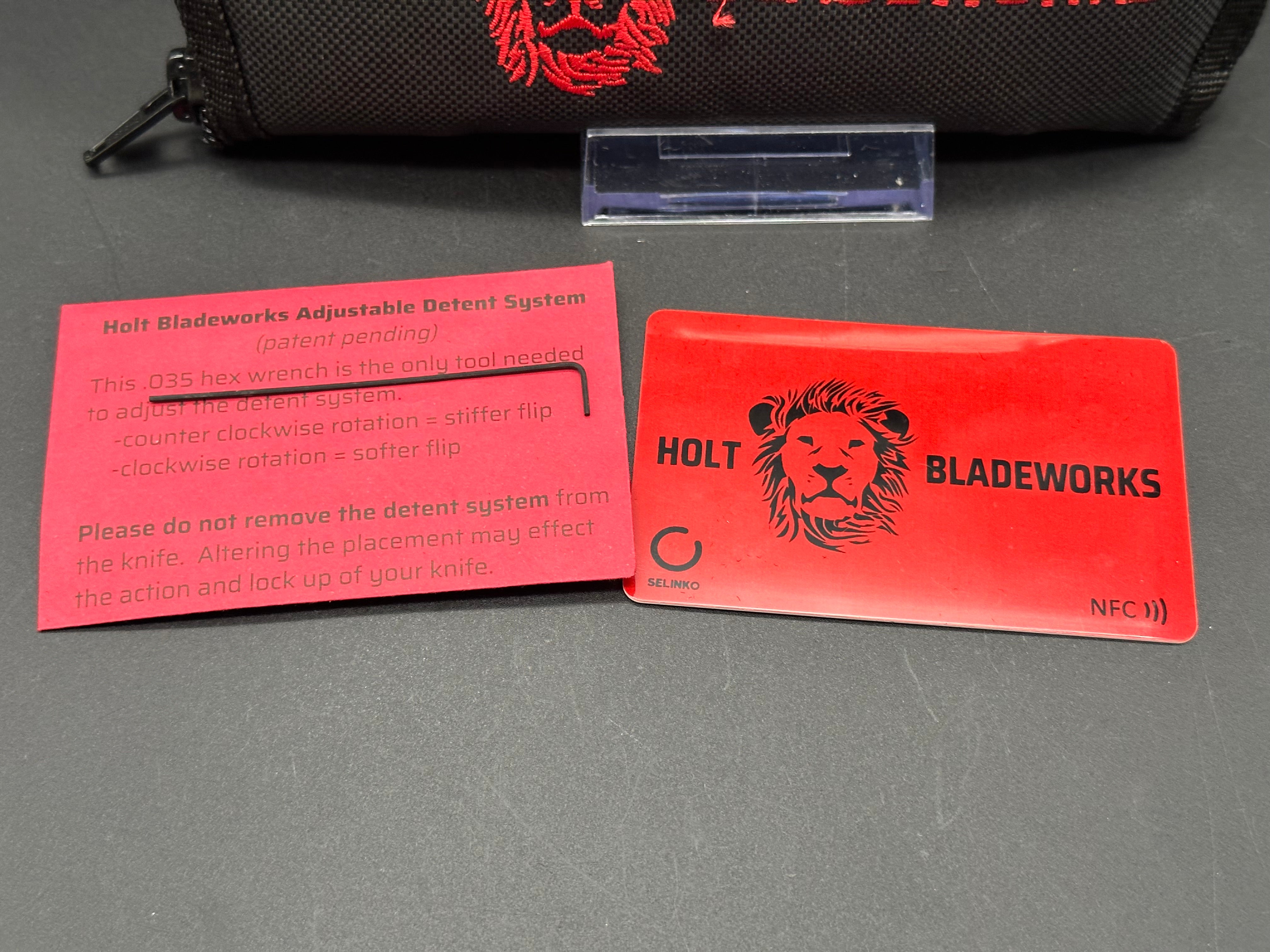 Holt Bladeworks Haptic #762 - Premium Titanium Folding Knife for EDC, Outdoor & Tactical Use | Best Pocket Knife for Camping, Hiking & Survival Gear