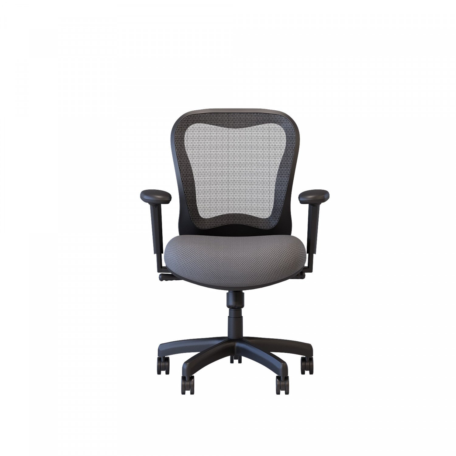 Ergonomic Elijah Office Chair with Adjustable Height - Grey - Perfect for Home Office, Gaming & Workspace Comfort