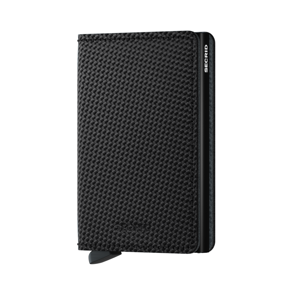 SECRID Slimwallet Carbon - RFID Blocking Minimalist Wallet for Men & Women | Perfect for Travel, Everyday Carry & Business Use
