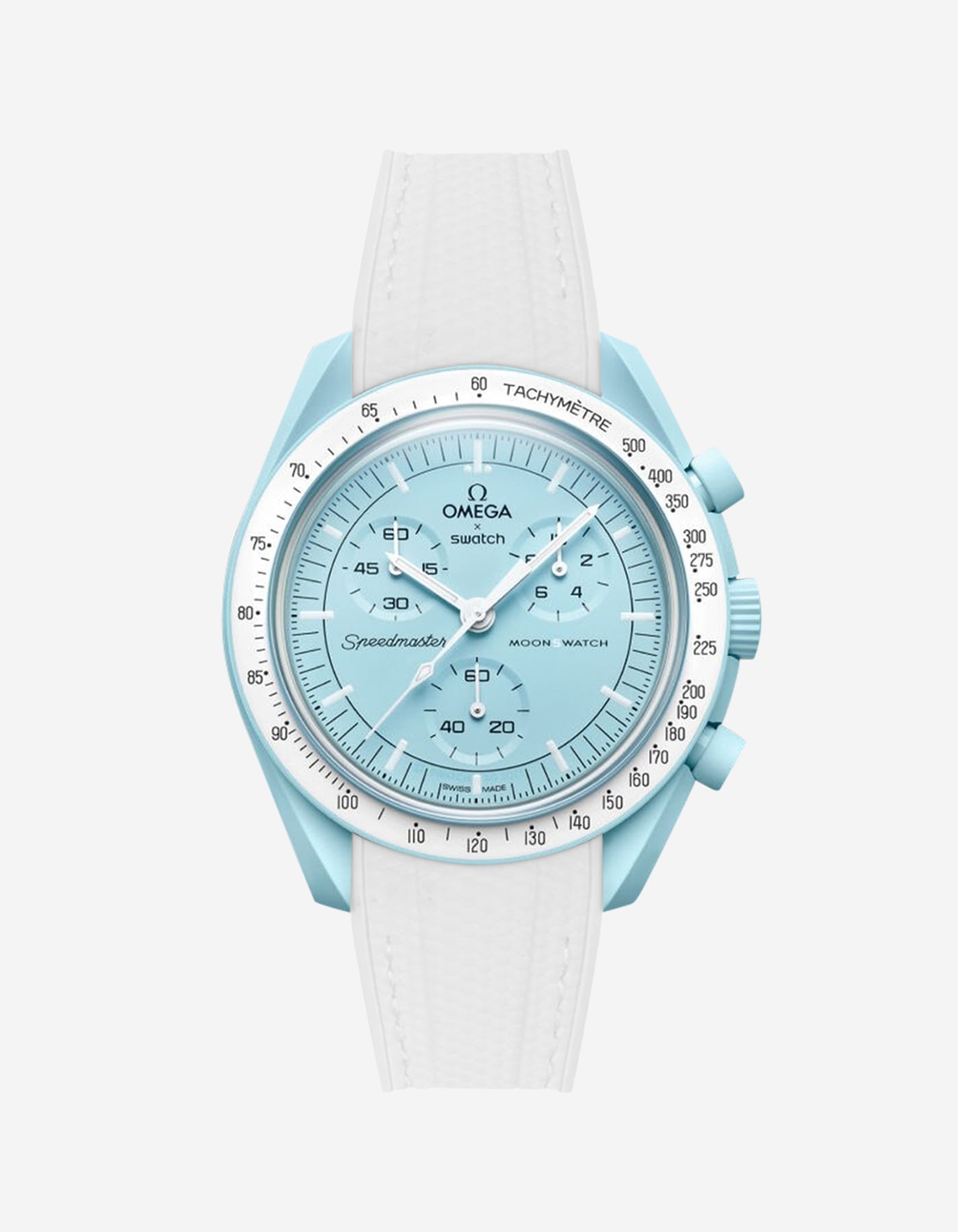 Omega x Swatch MoonSwatch Mission to Uranus Replacement Rubber Watch Band - Durable & Comfortable Strap for Space-Themed Watches | Perfect for Daily Wear, Sports & Collectors