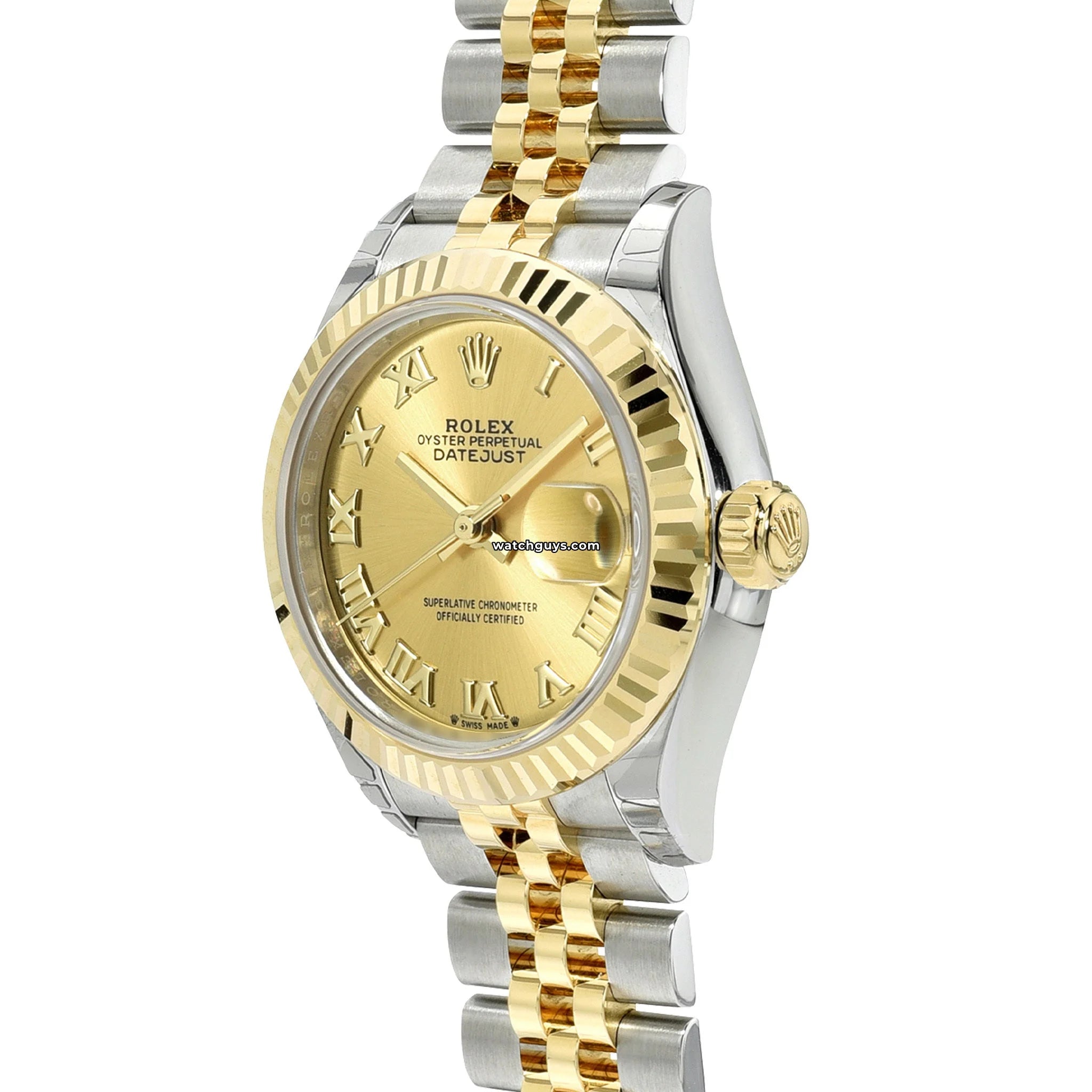 Rolex Datejust 279173 36mm Stainless Steel & Gold Watch with Champagne Dial & Roman Numerals - Perfect for Business Meetings, Weddings & Luxury Gifts