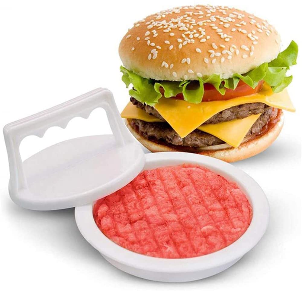AMDSS DIY Hamburger Maker - Stainless Steel Burger Press Mold & Patty Maker for Homemade Burgers - Perfect Kitchen Tool for BBQ, Picnics & Family Cooking