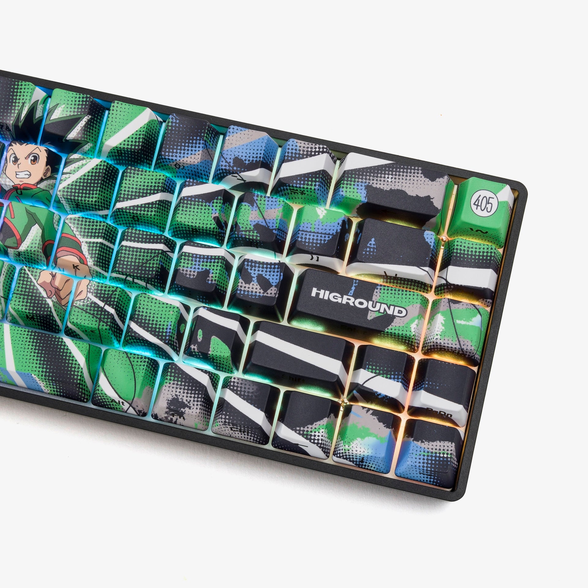 HxH x HG Basecamp 65+ Mechanical Keyboard - Compact 65% Layout with Gon Custom Switches | Perfect for Gaming, Coding & Office Work