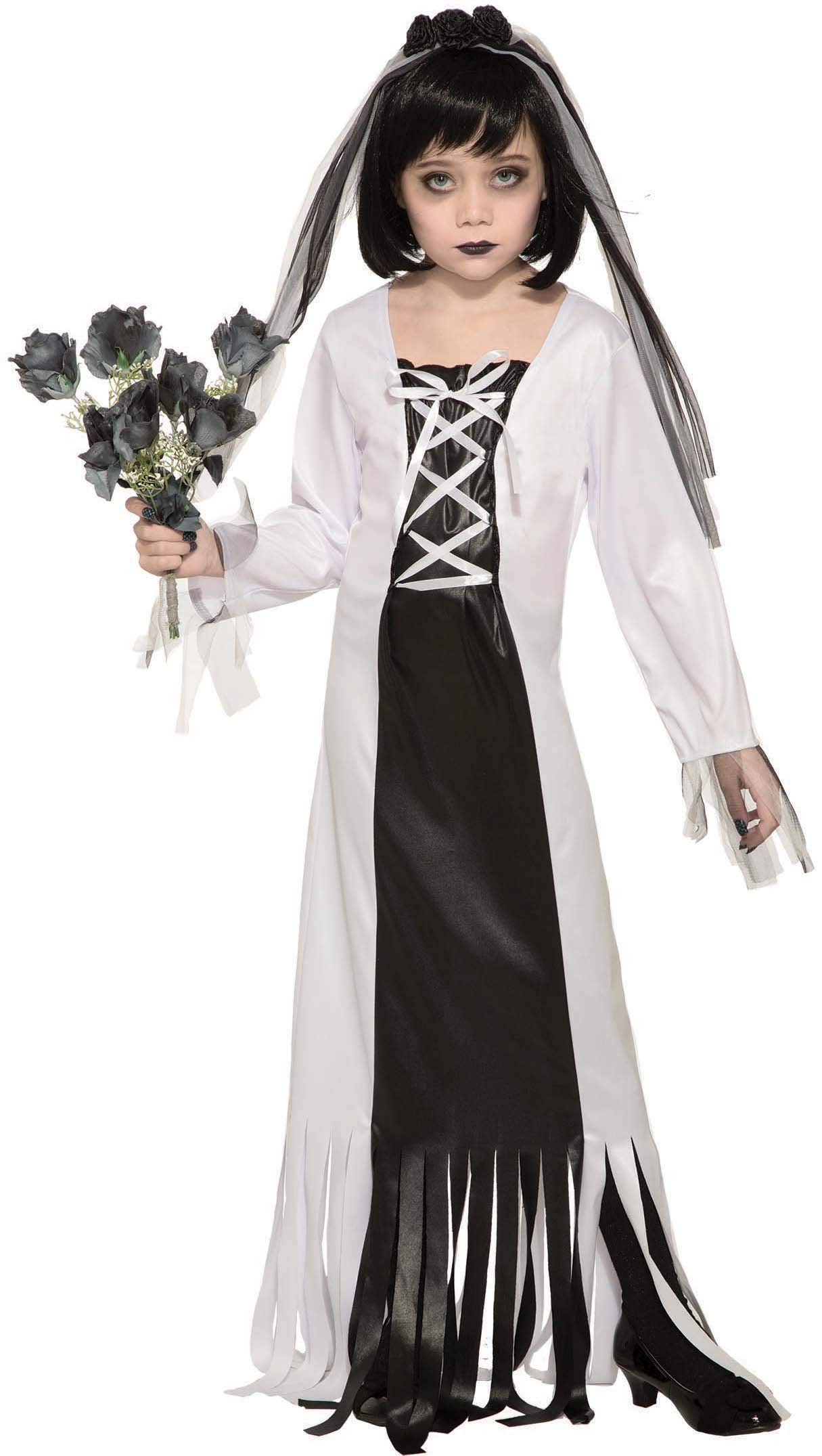 Forum Novelties Graveyard Bride Halloween Costume - Gothic Wedding Dress for Women, Spooky Bride Outfit for Halloween Parties & Cosplay Events