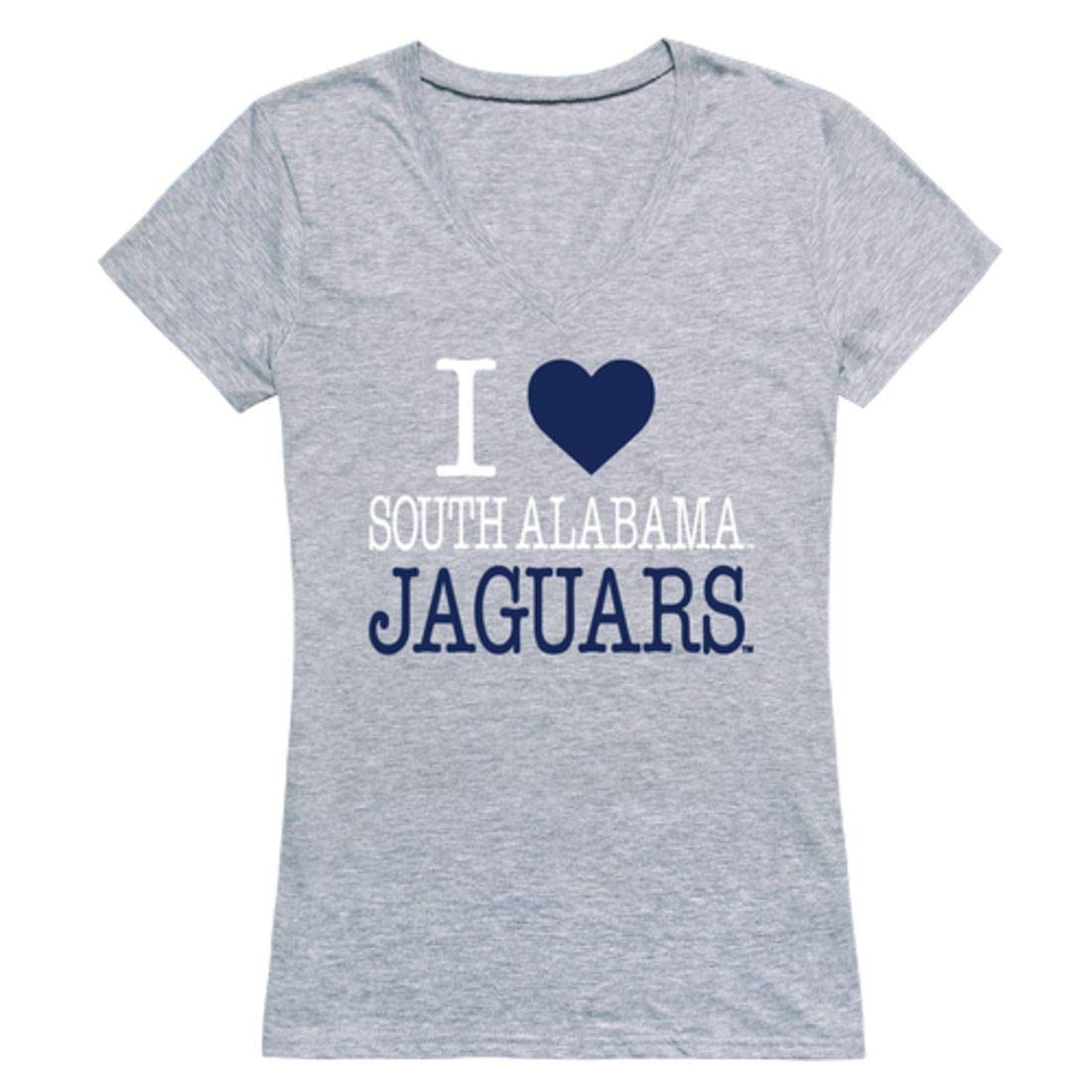 University of South Alabama Jaguars Women's T-Shirt - Black College Fan Apparel for Game Day & School Spirit