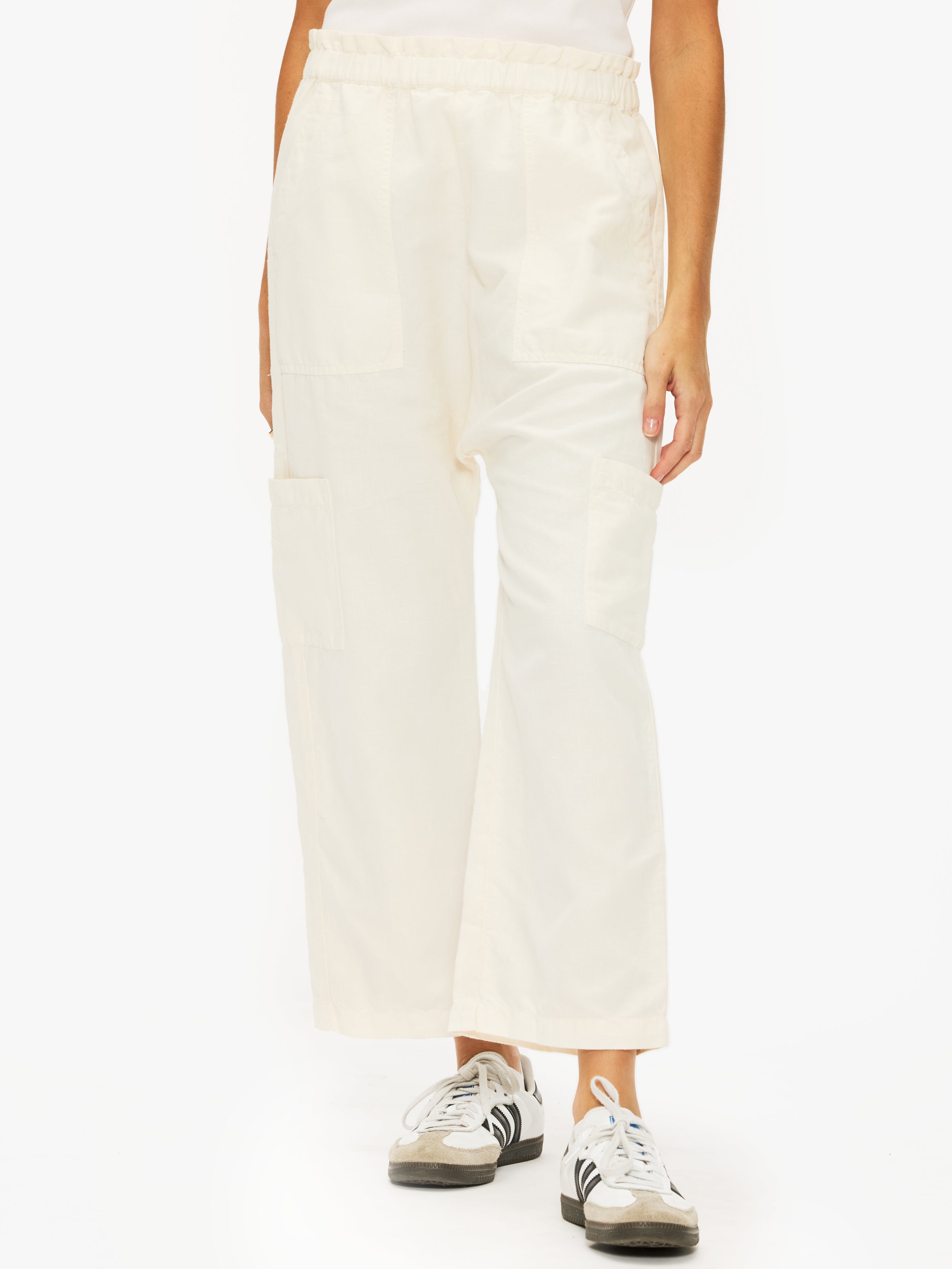 NSF Certified Shailey High Waist Paperbag Pants for Women - Comfortable & Stylish Office Wear & Casual Outfits