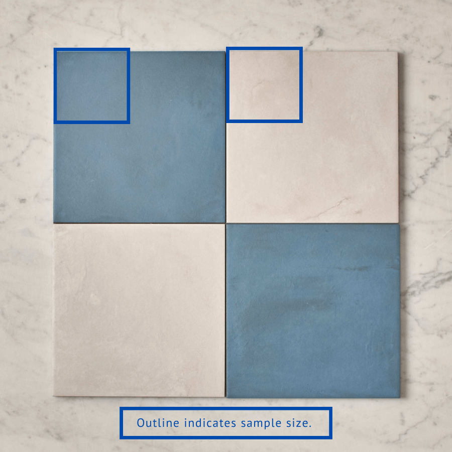Bronte Square Blue Sample - Stylish and Durable Home Decor for Living Room, Bedroom, or Office
