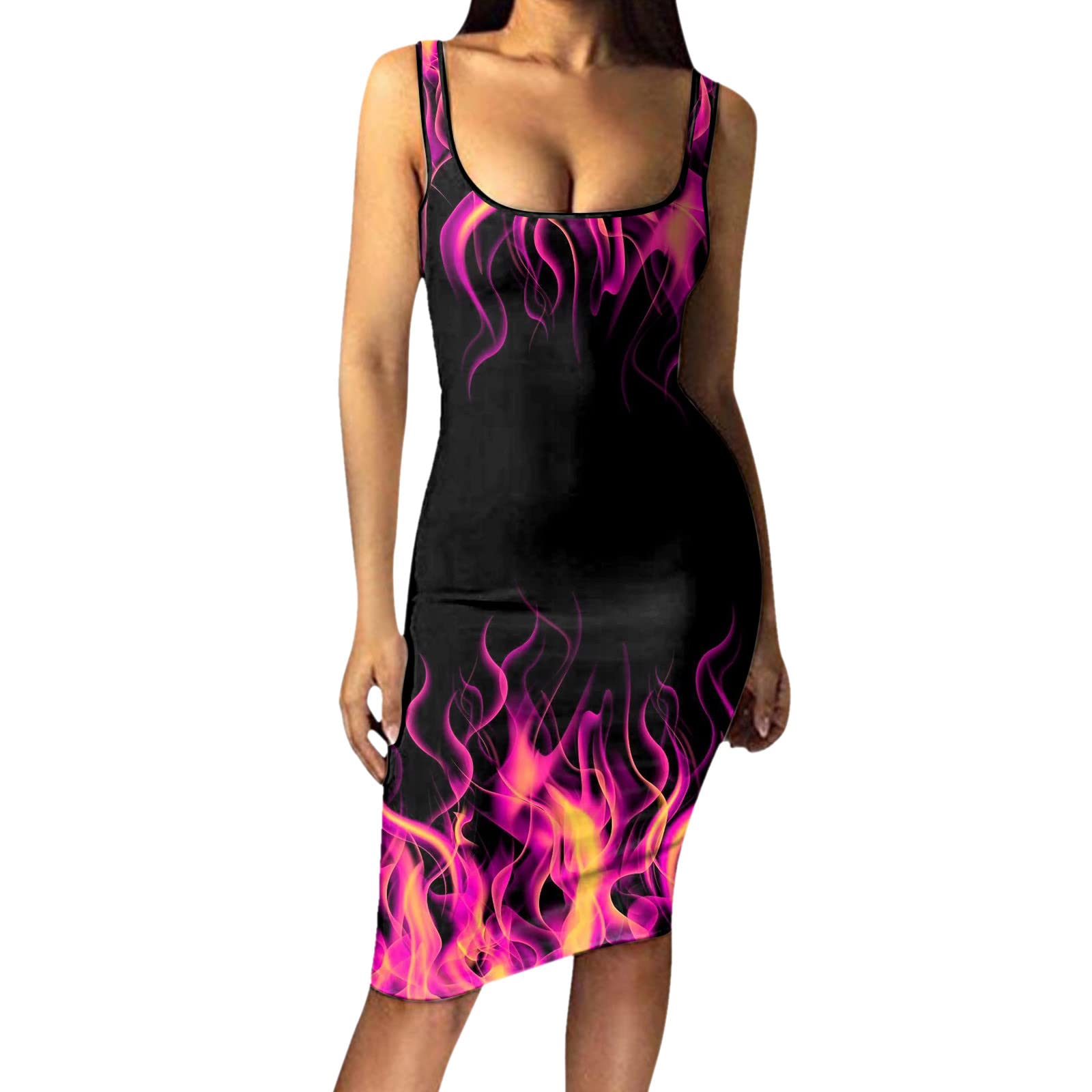 Smooto Plus Size Formal Dresses for Women - Summer Sleeveless Loose Mini Beach Dress with Pumps & Terry Cloth (Black, Size S) | Perfect for Weddings, Parties & Beach Vacations