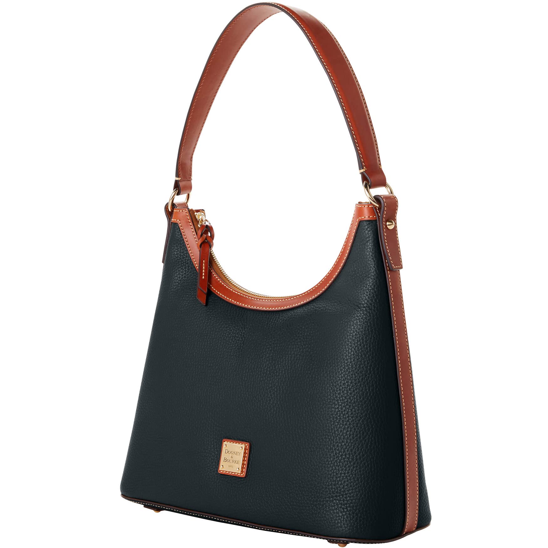Dooney & Bourke Women's Pebble Grain Leather Hobo Shoulder Bag - Stylish Crossbody Purse for Work, Travel & Everyday Use