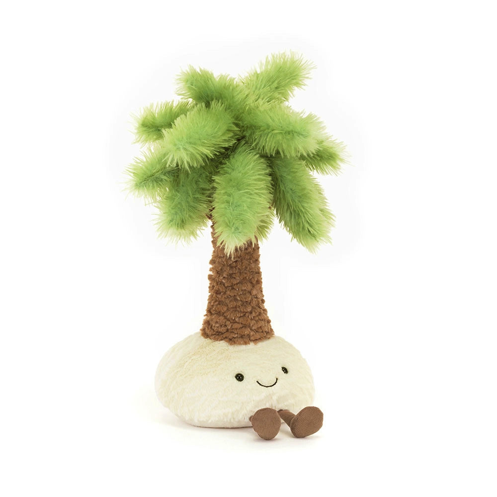 Jellycat Amuseable Pammie Palm Tree Plush Toy - Soft & Cuddly Stuffed Animal for Kids & Adults - Perfect for Nursery Decor, Gifts, and Travel Companions