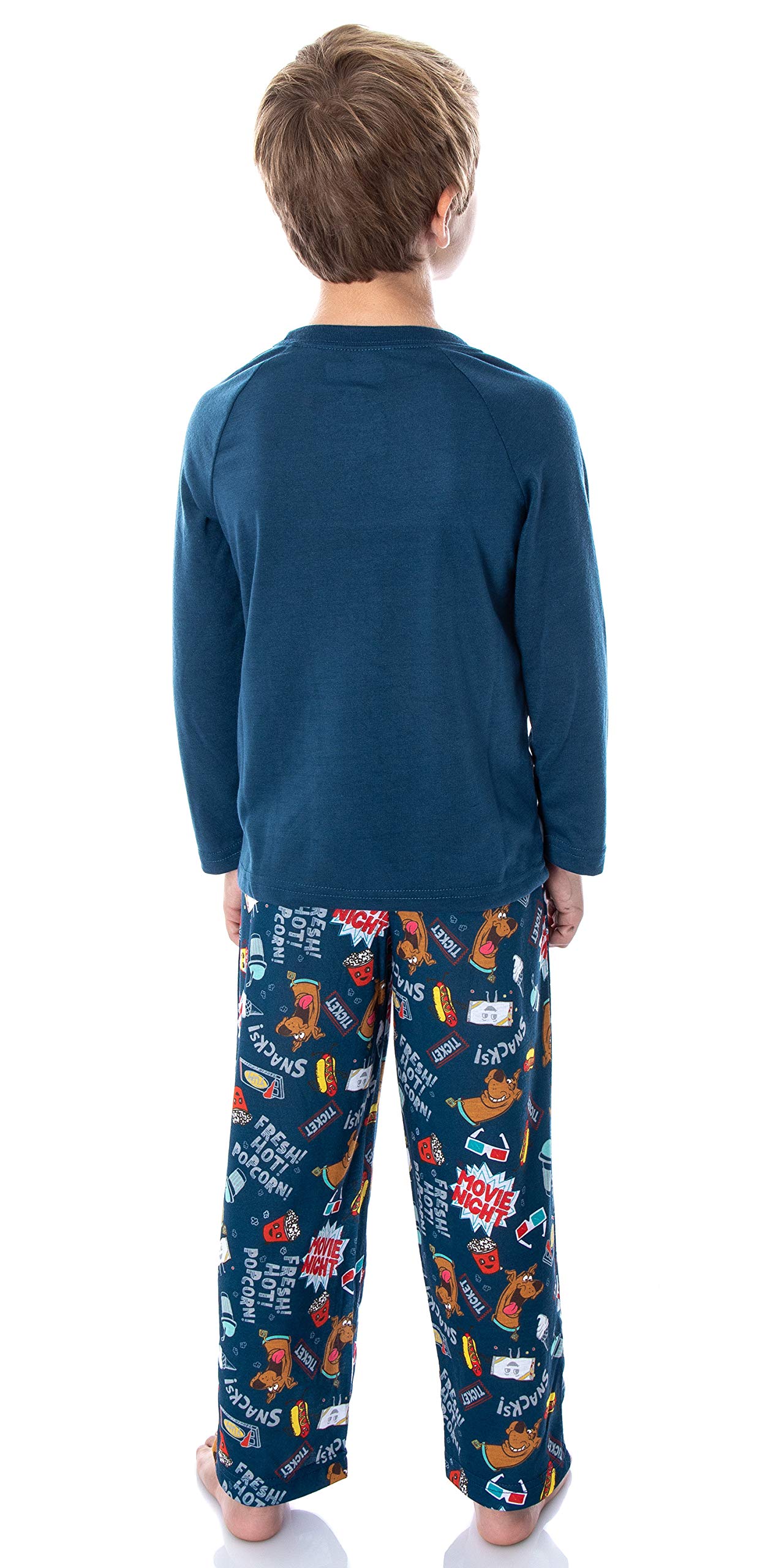Scooby Doo Pajamas for Boys - Cartoon Character Kids Pajama Set with Scooby Snacks Print | Cozy Sleepwear for Bedtime & Lounge Wear