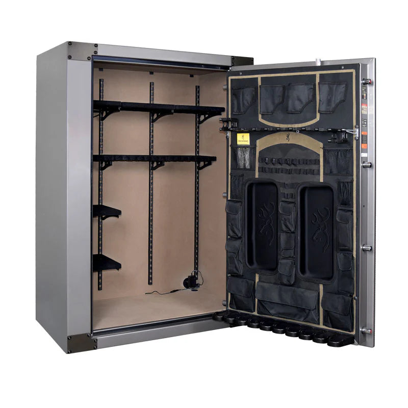 Browning HG49DLX HAWG Deluxe Gun Safe - Heavy Duty Metal Security Cabinet for Firearms & Valuables - Perfect for Home, Office & Gun Range Storage