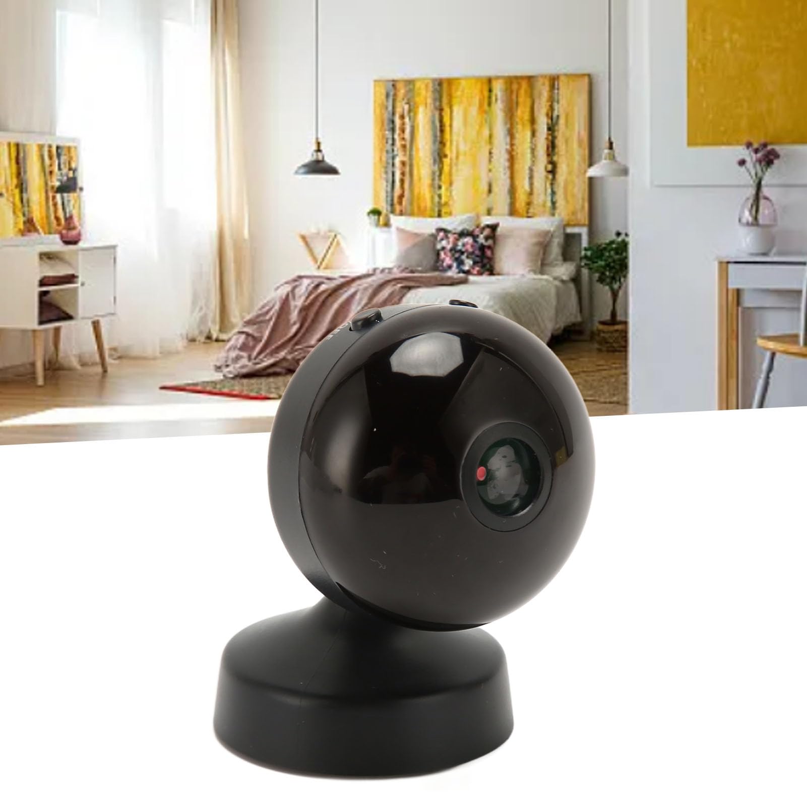 Wireless WiFi Security Camera with Night Vision & Motion Detection - Indoor Home Surveillance Camera for Baby, Elderly & Pet Monitoring - Perfect for Nursery, Living Room & Backyard Security