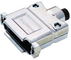 17E165737 D-Sub Backshell, Size DC, Zinc Alloy (100-Pack) - Durable Connector Protection for Industrial & Military Electronics