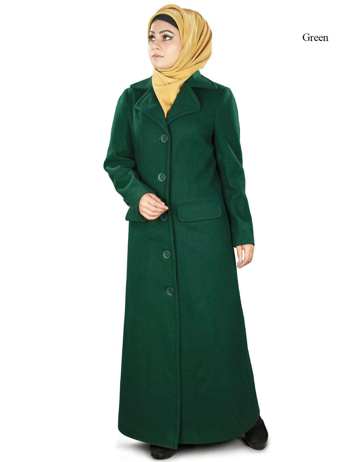 Jaseena Women's Long Coat - Elegant Winter Trench Coat with Belt, Warm Wool Blend Outerwear for Office, Dating & Special Occasions