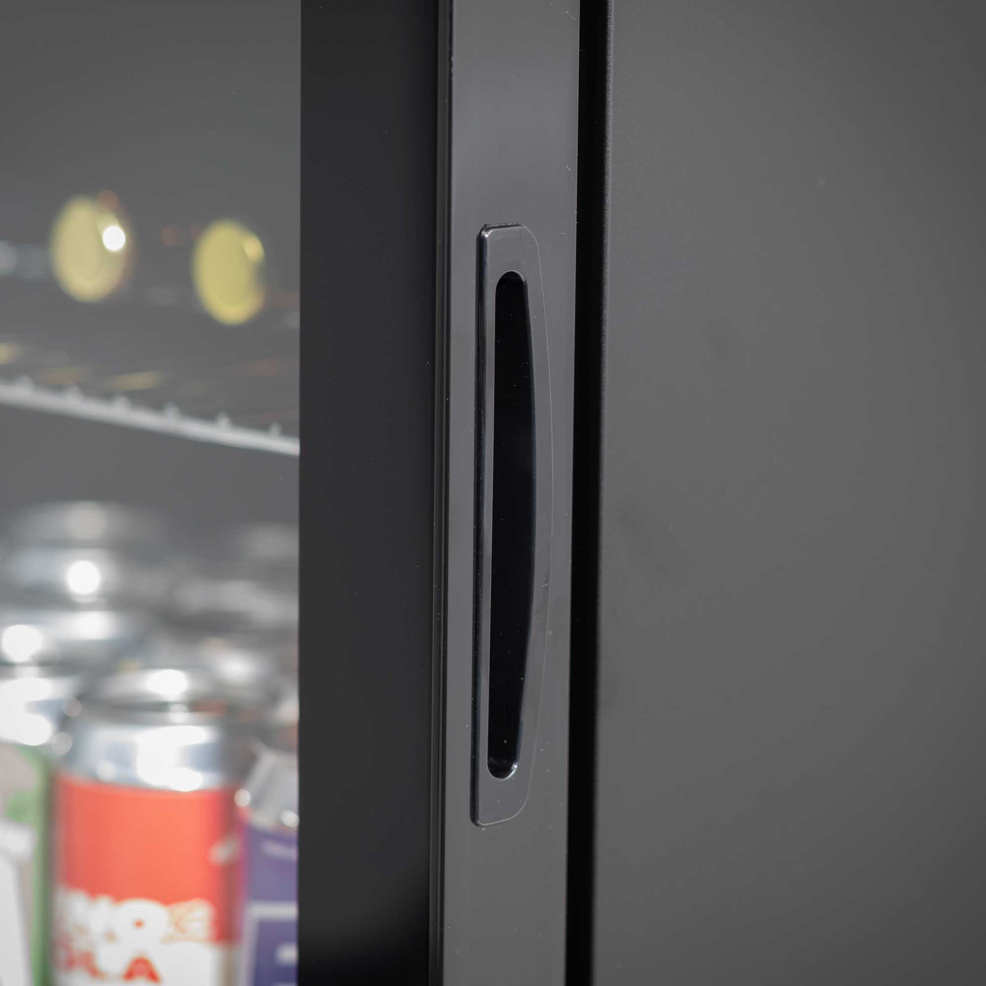 Baridi 85L Under Counter Beverage Refrigerator - Energy Efficient Beer & Wine Cooler with LED Light, Black (DH13) - Perfect for Home Bars, Restaurants, and Entertaining Spaces
