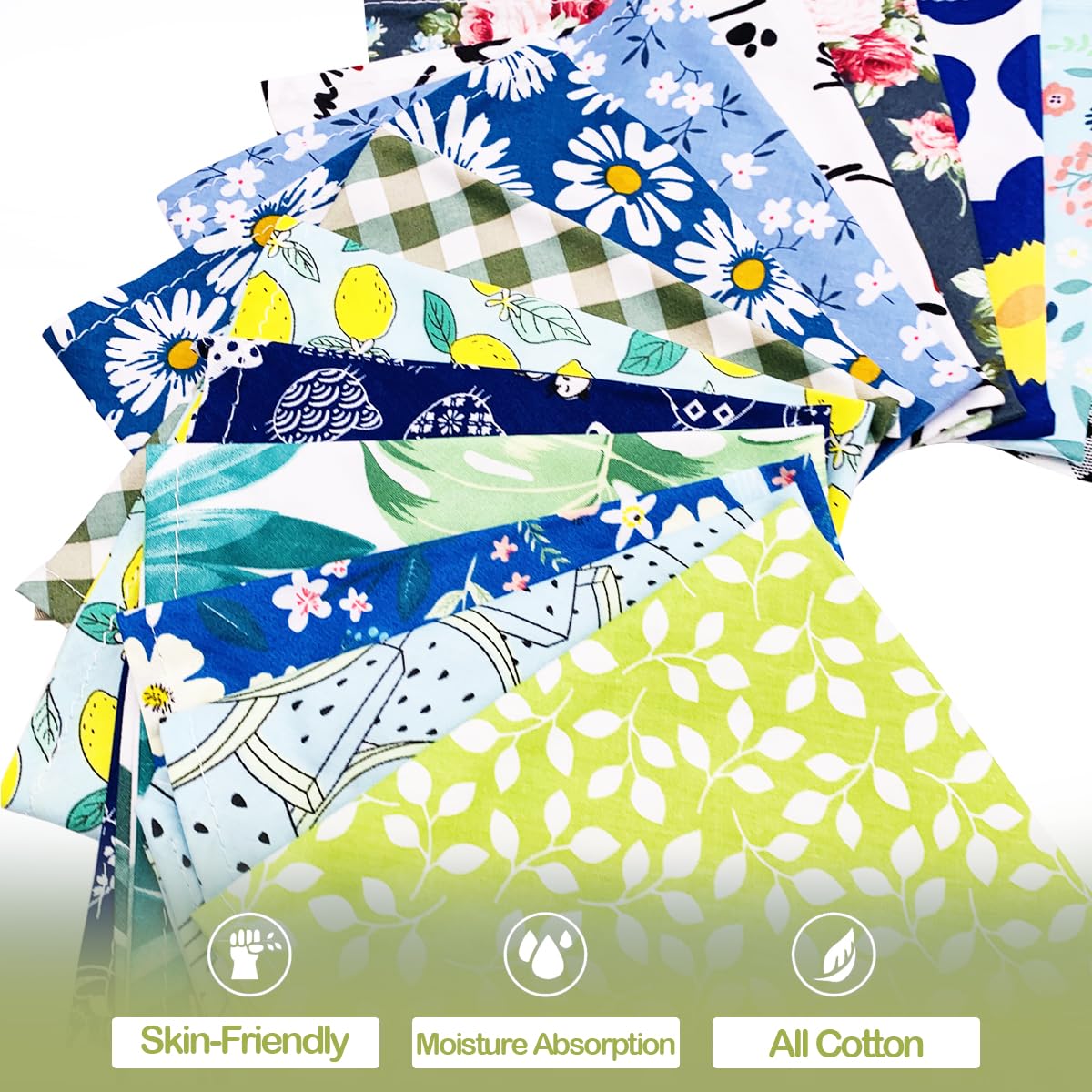 50pcs Bulk Washable Cotton Dog Bandanas for Small Medium Dogs & Cats - Triangle Head Scarves Bibs for Puppies Grooming & Photo Props - Perfect for Pet Shows, Birthday Parties & Daily Fashion Accessories