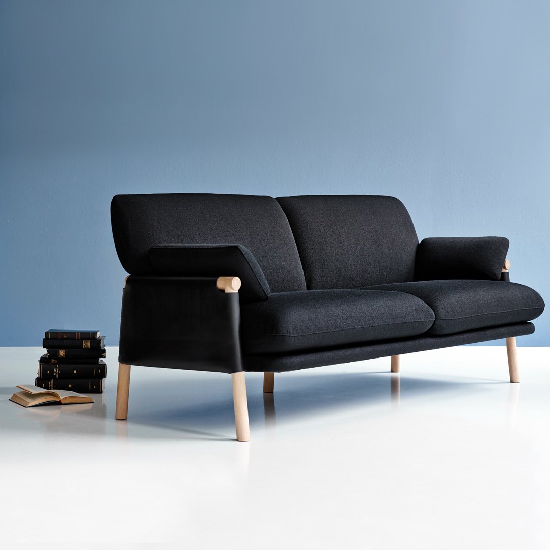 Erik Jorgensen Savannah Sofa - 2 Seater Modern Lounge Chair for Living Room | Comfortable Small Space Furniture for Apartments & Home Decor