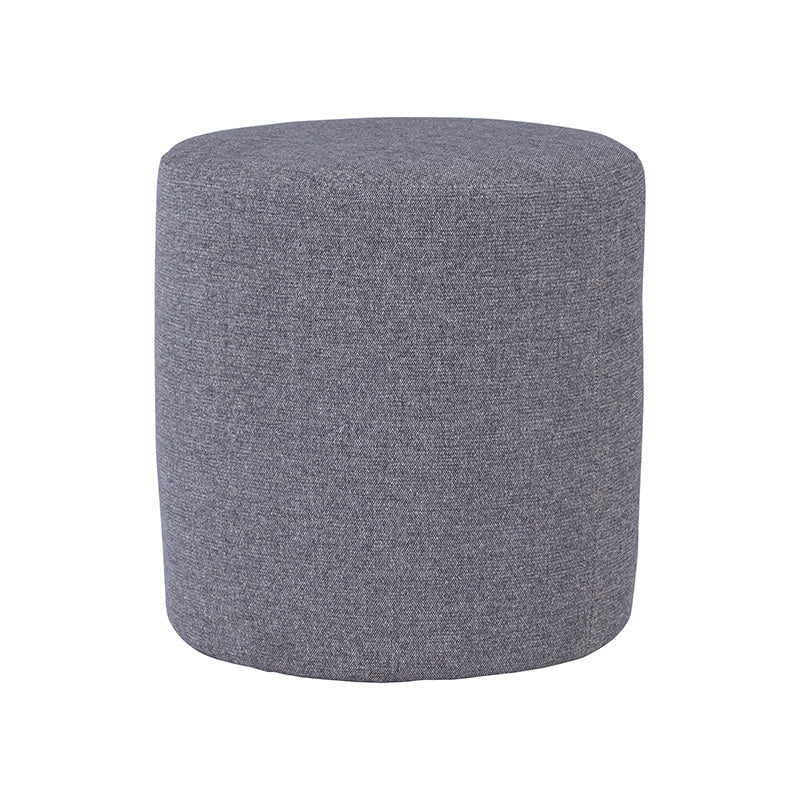 OMNI 46cm Grey Storage Ottoman - Versatile Footrest, Extra Seating & Stylish Home Decor for Living Room, Bedroom or Office