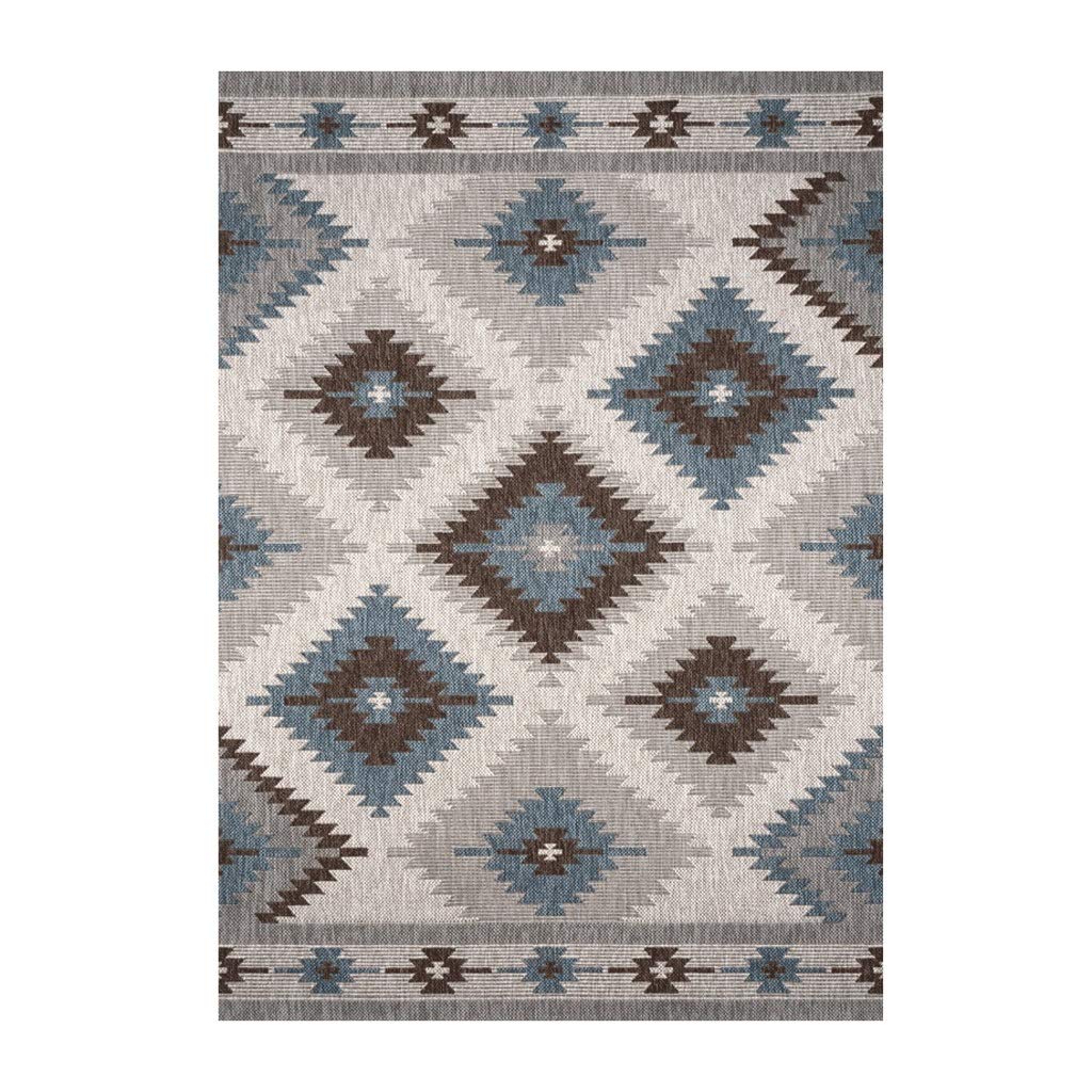 WSSBK Vintage European American Style Non-Slip Soundproof Area Rug - 3.3x5.2ft Living Room Carpet for Home Decor, Bedroom, Office (Color A) - Perfect for Cozy Spaces & Noise Reduction