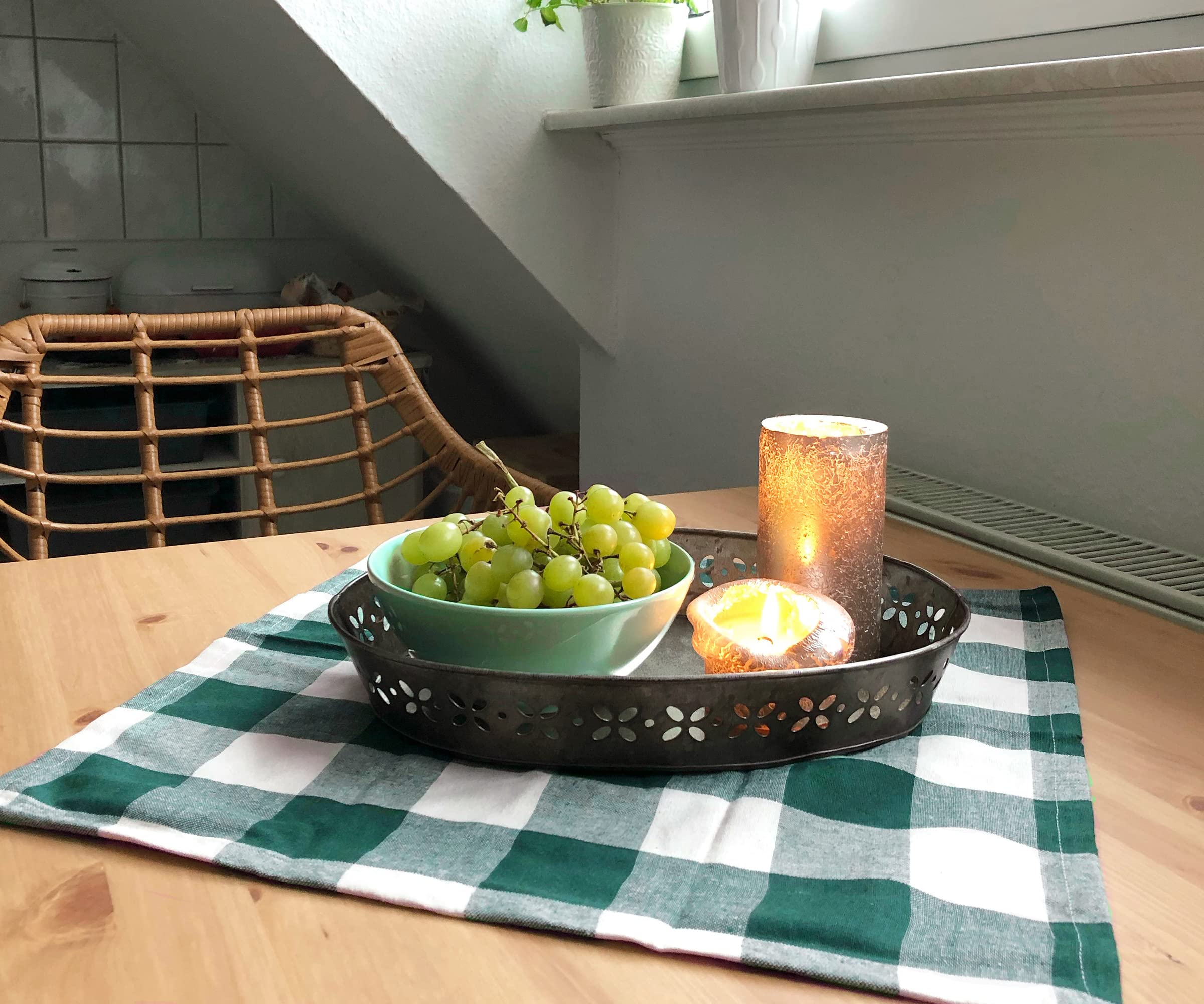 **Premium Cotton & Linen St. Patrick's Day Hand Towels – Plaid Tea Towels Set of 3 (18x28) | Soft Green & White Dish Towels for Kitchen, Spring Decor & Irish-Themed Parties**    *(Use for drying dishes, festive St. Patrick's Day decor, spring kitchen accents, or cozy farmhouse-style gifting.)*
