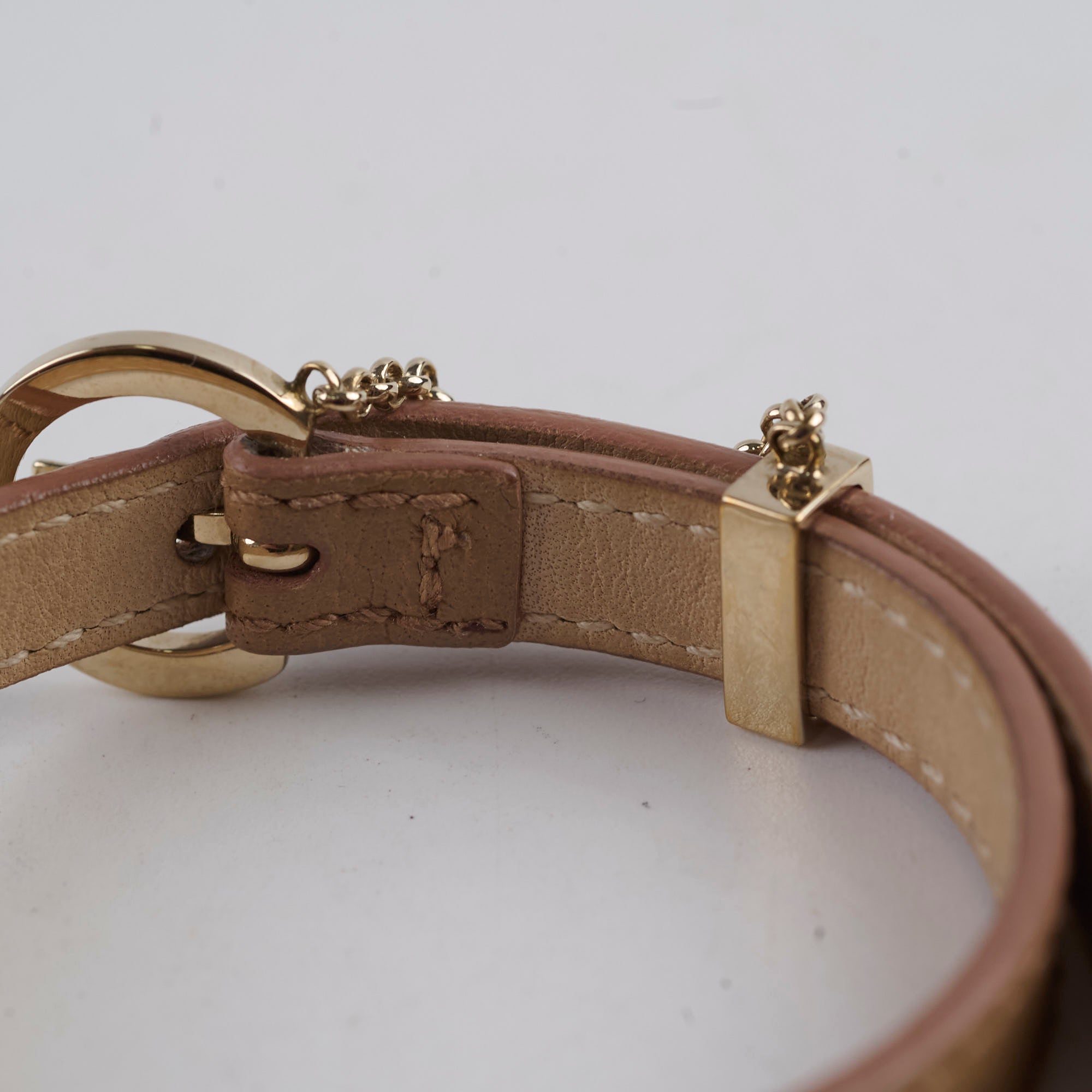 Bvlgari Leather Bracelet for Women - Genuine Leather Beige Wristband | Luxury Fashion Jewelry Gift for Her | Perfect for Parties, Weddings & Date Nights