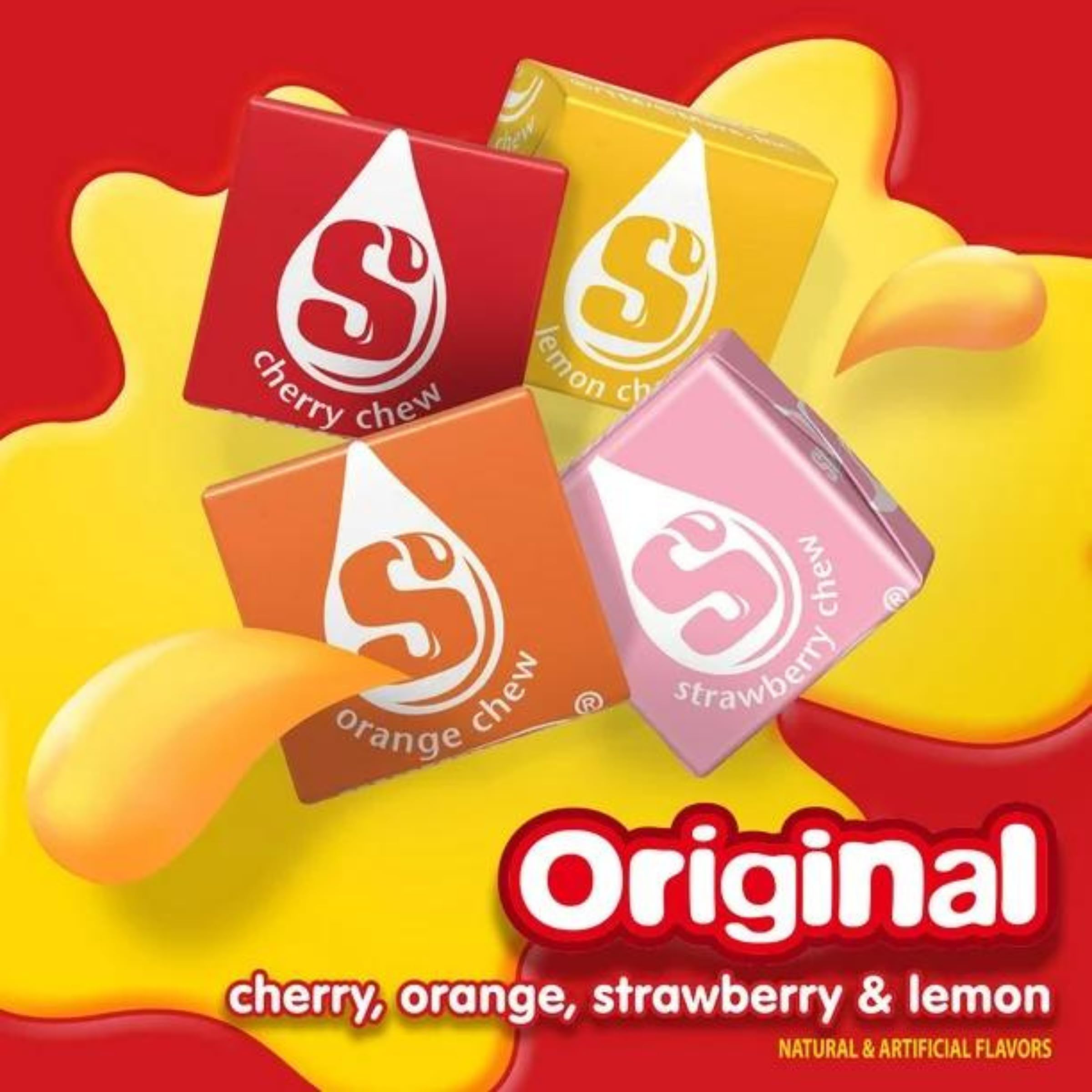 Starburst Original Fruit Chews Candy - Family Size 27.5oz Bag - Perfect for Halloween, Parties & Movie Nights