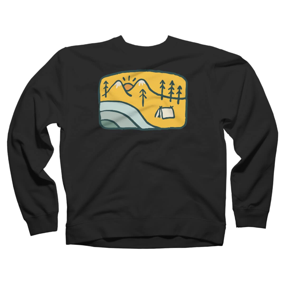 Design By Humans Unisex Sweet Home by Quilimo Sweatshirt - Cozy Pullover Hoodie for Men & Women - Perfect for Casual Wear, Lounging at Home, and Outdoor Activities