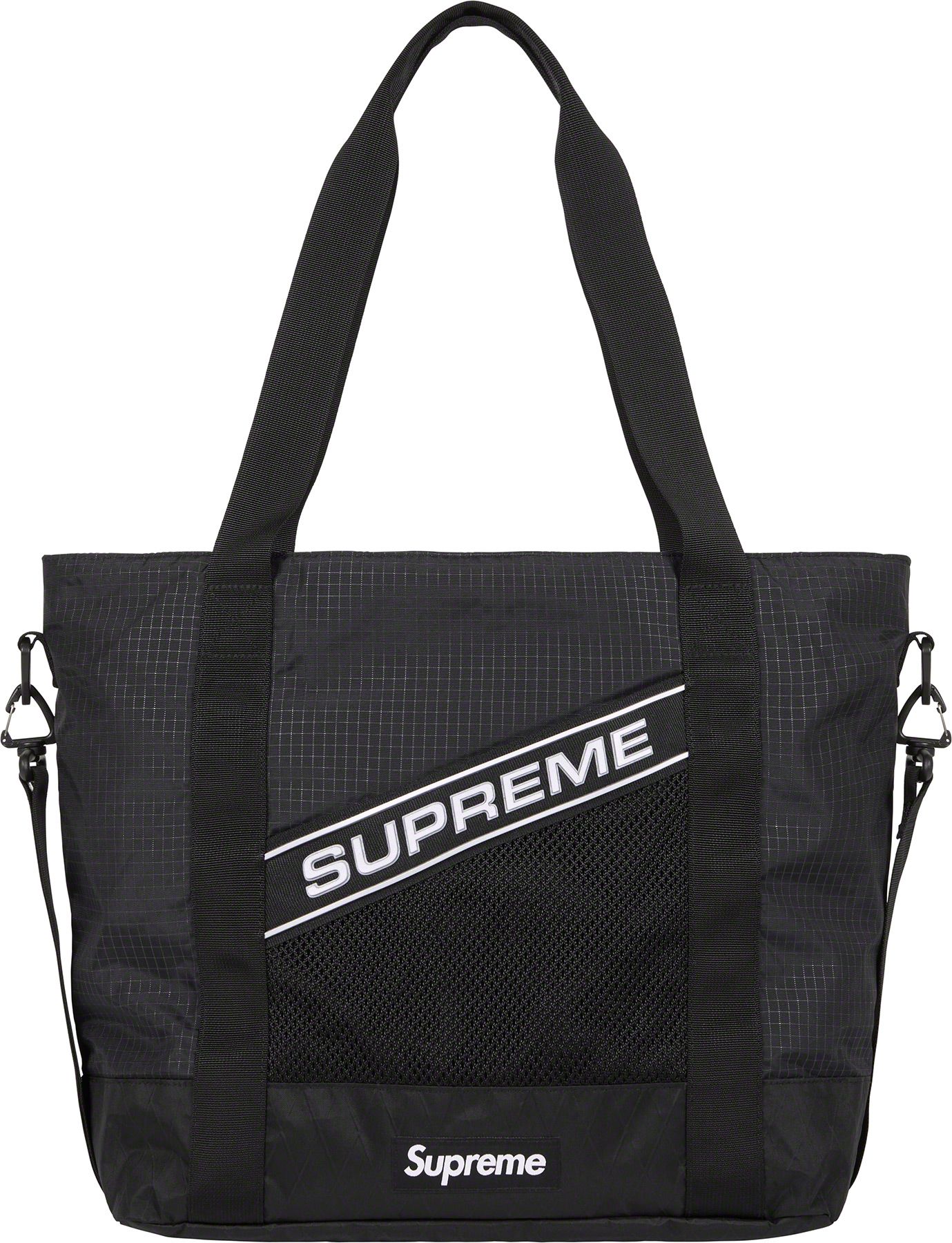 SUPREME 23FW Canvas Tote Bag - Durable & Stylish Shoulder Bag for Women & Men - Perfect for Shopping, Beach, Gym & Daily Use
