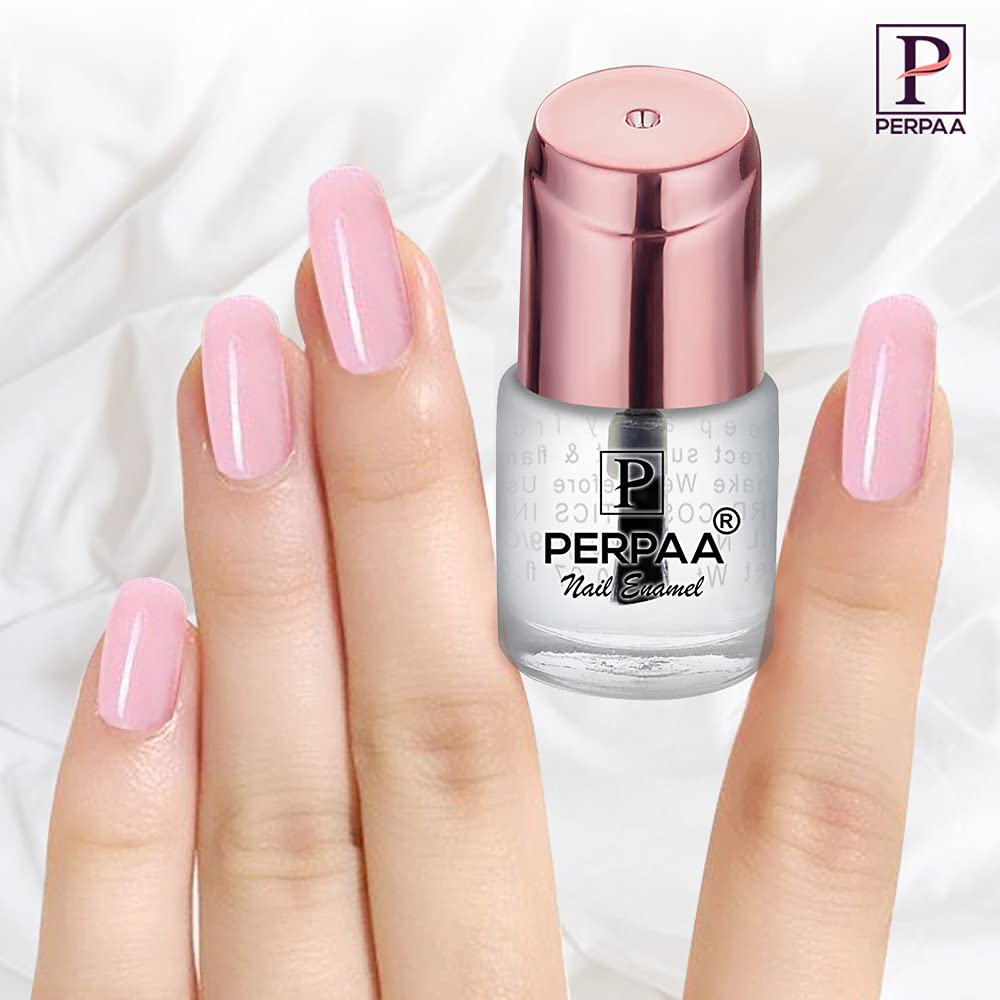 PERPAA® Quick-Drying Long-Lasting Clear Gel Nail Polish - Transparent Shine for Manicures, Pedicures & Nail Art - Salon Quality at Home