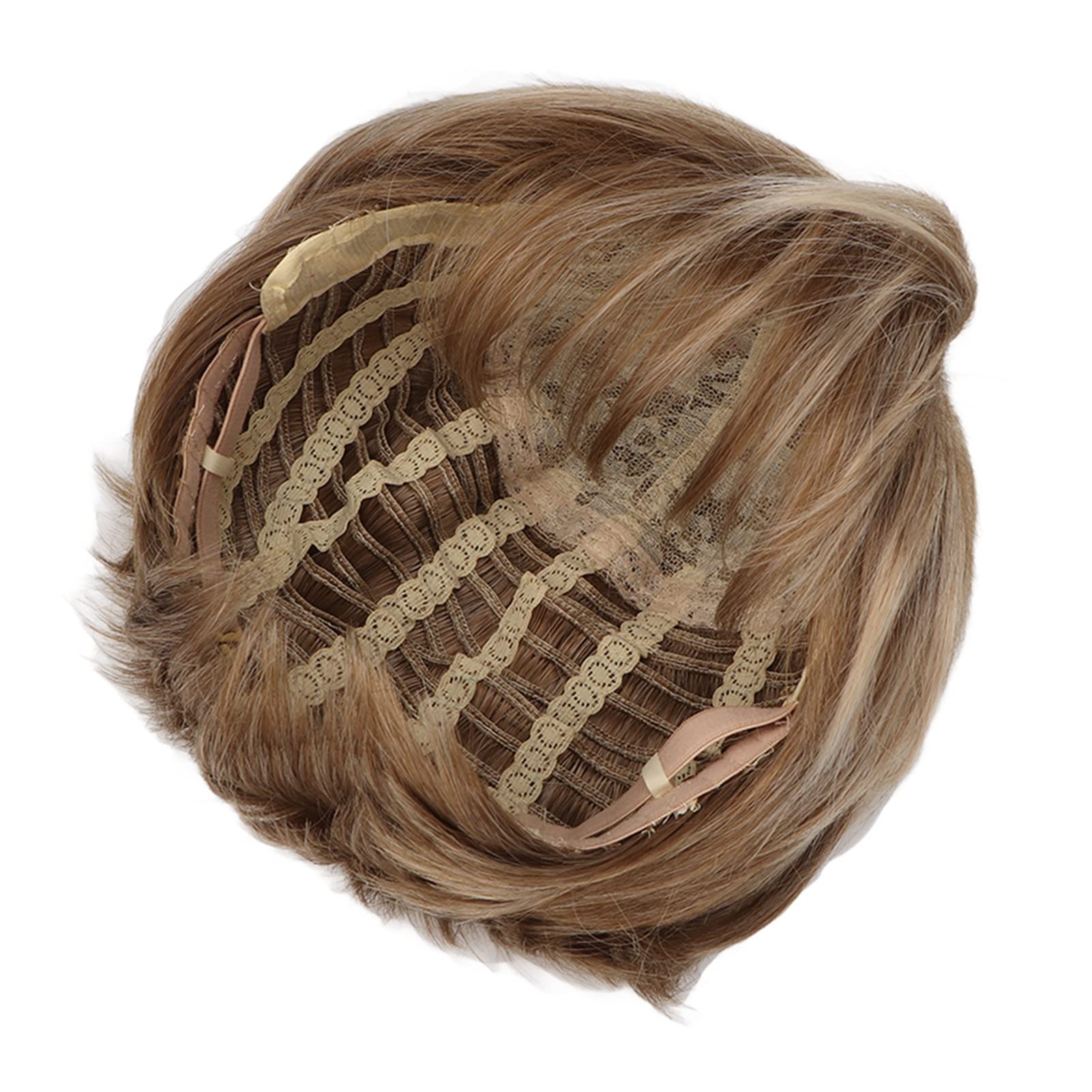 Blonde Human Hair Pixie Cut Wigs - Short Golden Synthetic Hair Wigs for Women | Perfect for Cosplay, Costume Parties & Everyday Fashion
