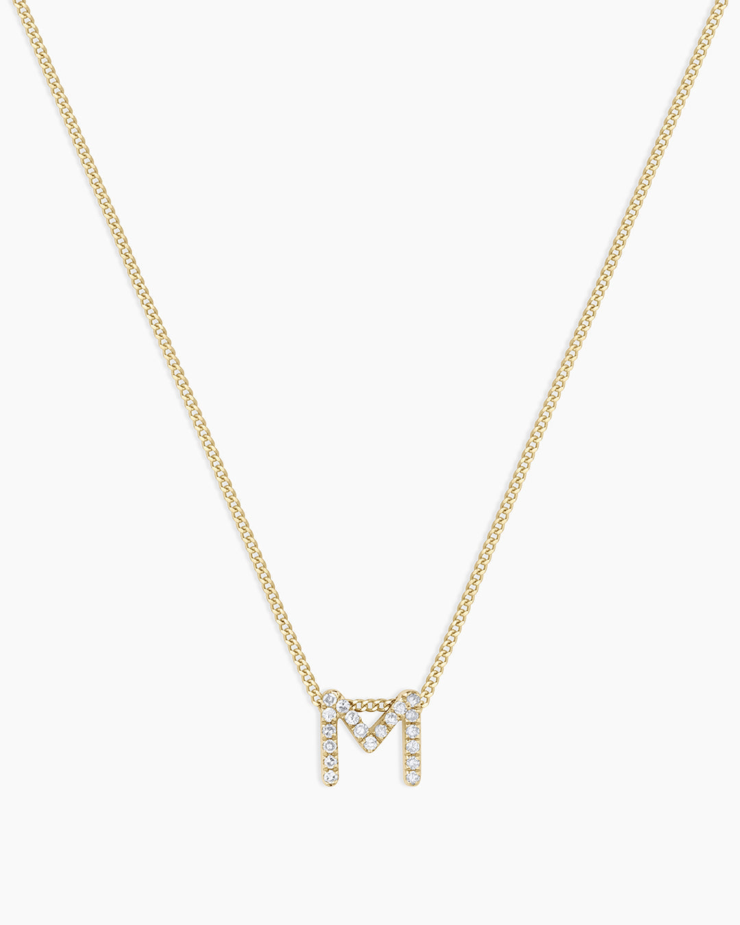 Diamond Alphabet Necklace - Personalized Initial Pendant Jewelry for Women - Perfect Gift for Birthday, Anniversary & Valentine's Day