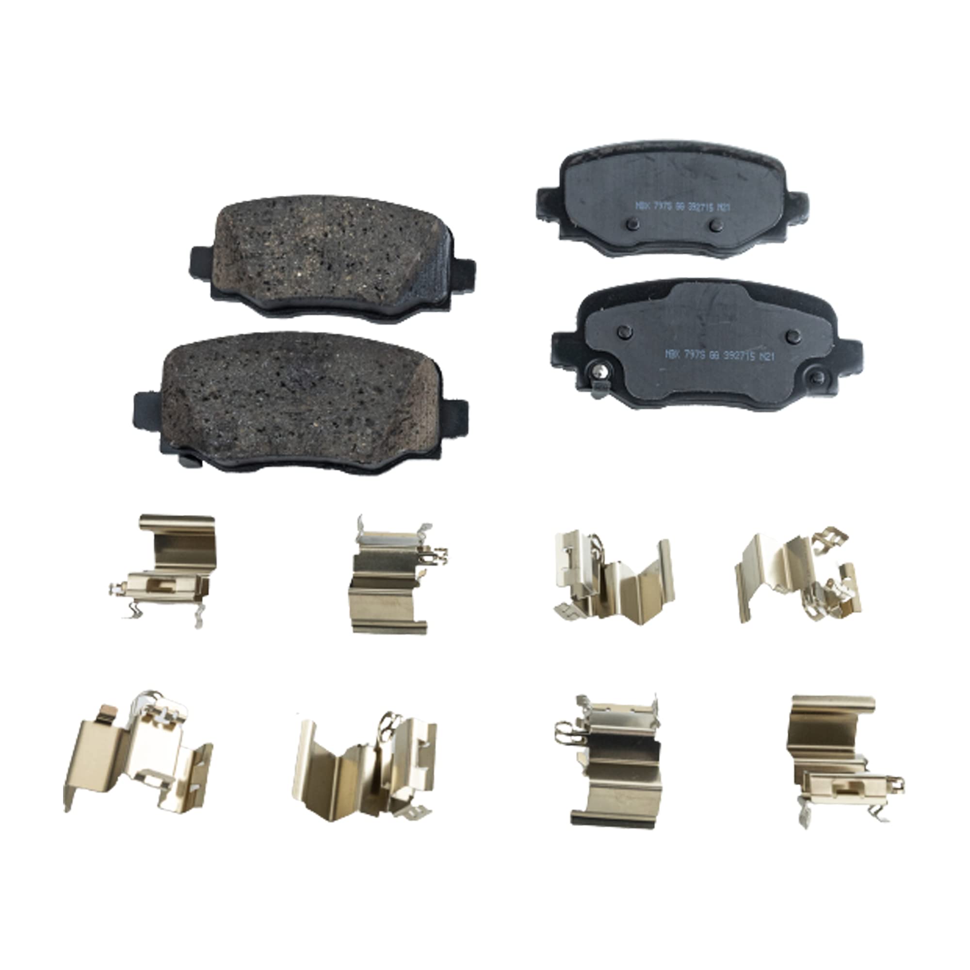 High-Performance Rear Brake Disc and Pad Kit for 2015-2022 Jeep Renegade & 2016-2020 Fiat 500X - Durable Cast Iron Ceramic Brakes - Perfect for City Driving and Off-Road Adventures