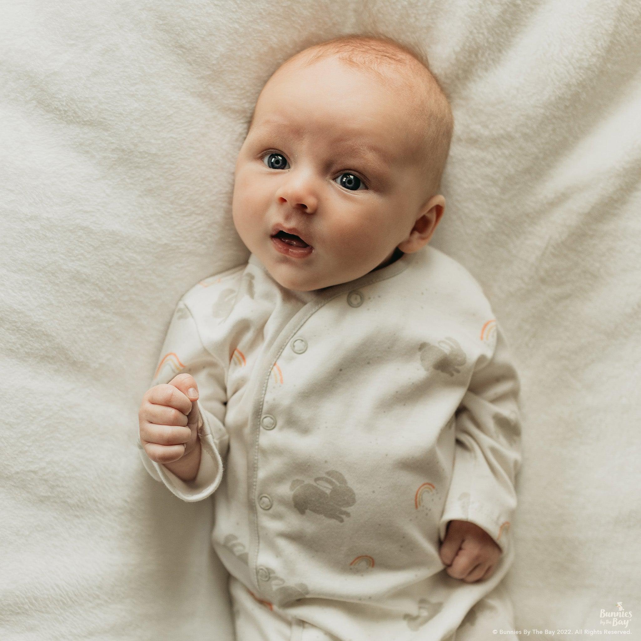 Little Sunshine Organic Bunsie - Soft & Comfortable Baby Romper for Newborns | Perfect for Playtime, Naptime & Photo Shoots