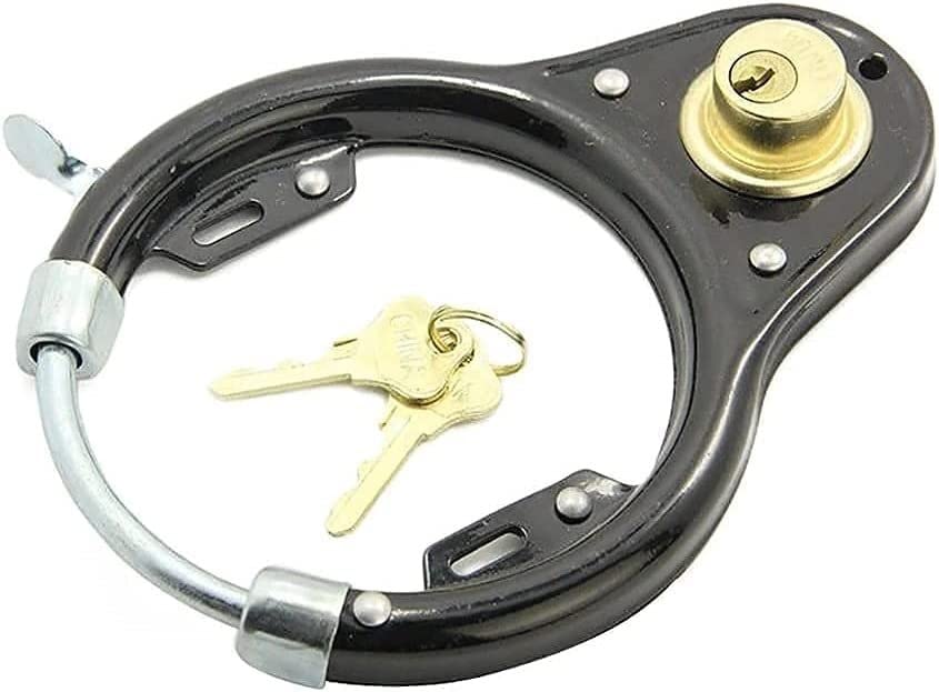 Heavy Duty U-Shaped Bike Lock - Secure Bicycle, Scooter & Motorcycle with 2 Keys | Outdoor Cycling, Commuting & Parking Security