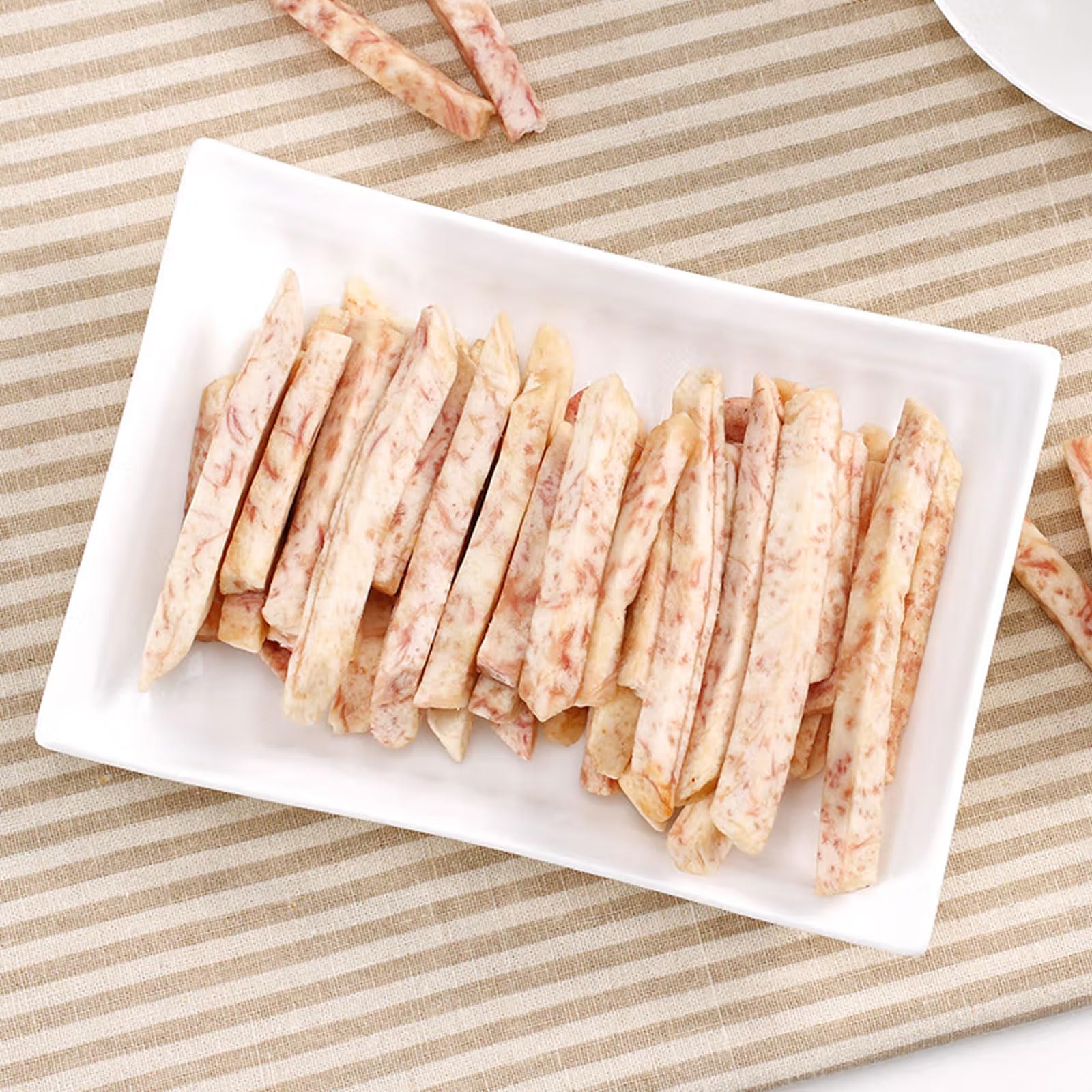 Healthy Crispy Taro Chips 8.1oz (4 Pack) - Gluten-Free Vegan Snacks for Parties, School Lunches & On-the-Go
