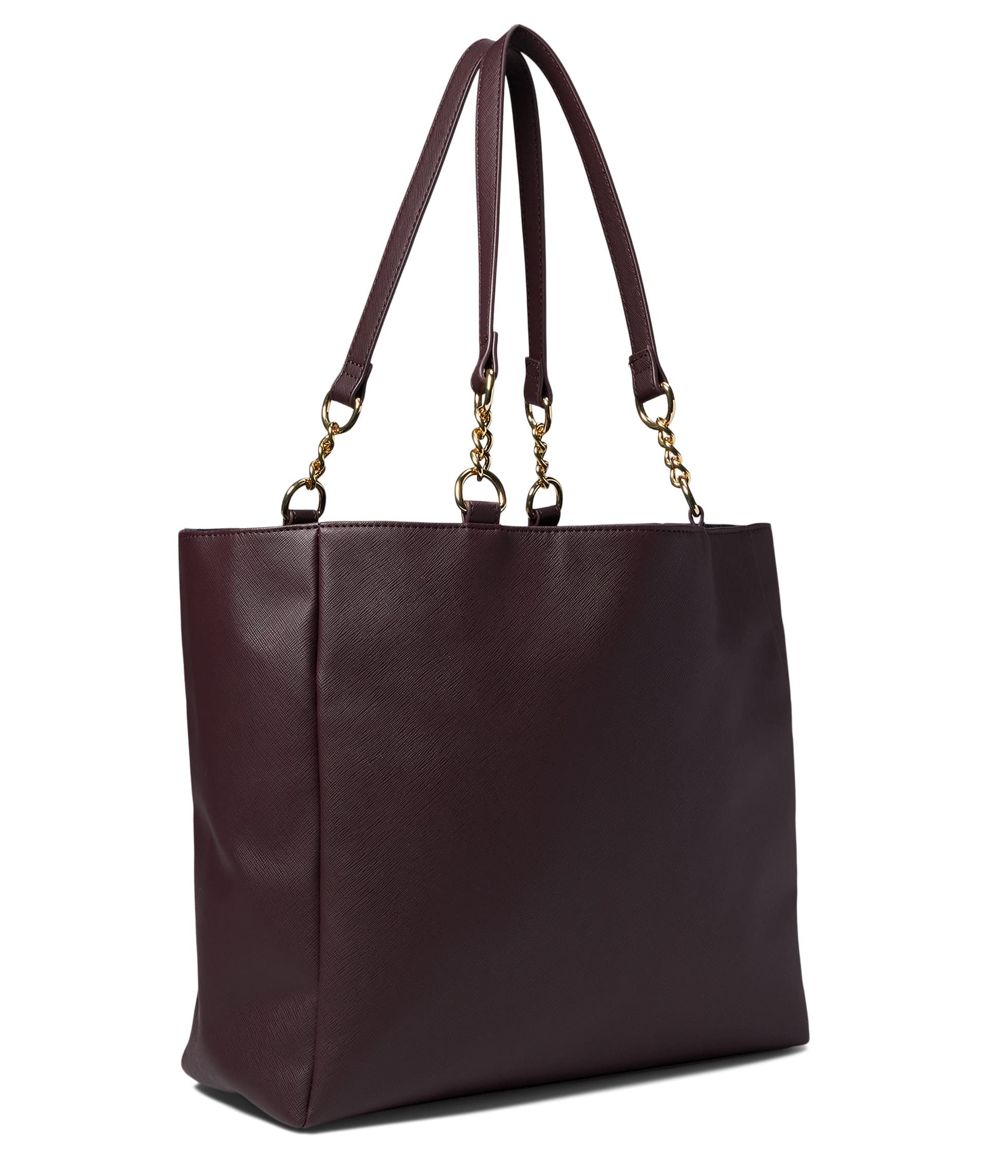 Tommy Hilfiger Women's Kendall II Tote Bag - Saffiano PVC Leather Handbag for Work, Travel & Everyday Use | Stylish Designer Purse for Women