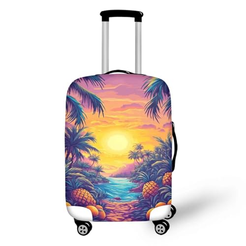 A Sunset Tropical Palm Tree