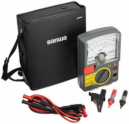 PDM5219S Analog Insulation Tester - 125V/250V/500V Portable Insulation Resistance Meter for Electrical Equipment Testing & Maintenance (Ideal for HVAC, Industrial Wiring, and Home Electrical Safety Checks)