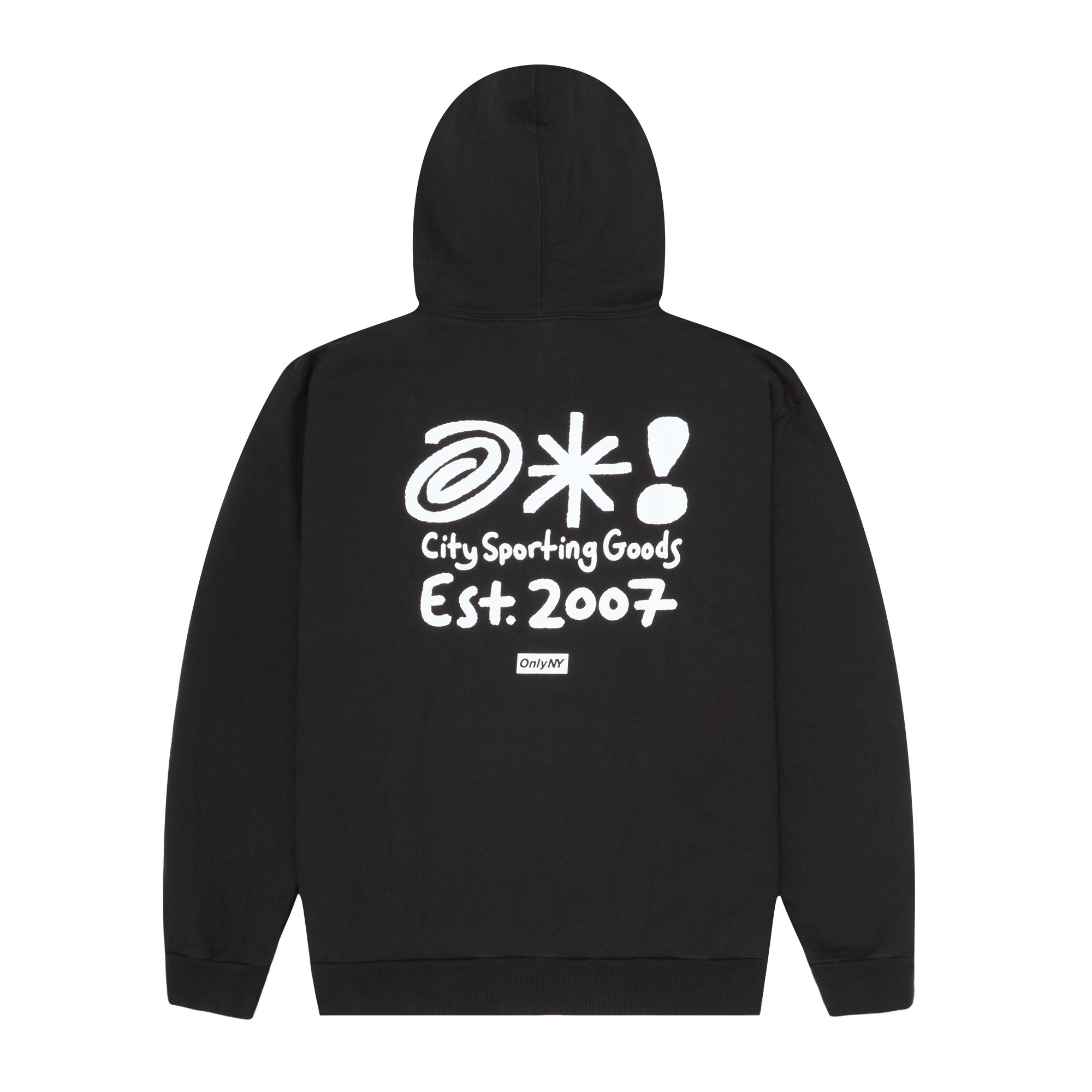 Only NY Grawlix Hoodie - Black & White Pullover Sweatshirt for Men & Women | Streetwear Fashion, Casual Wear, Urban Style