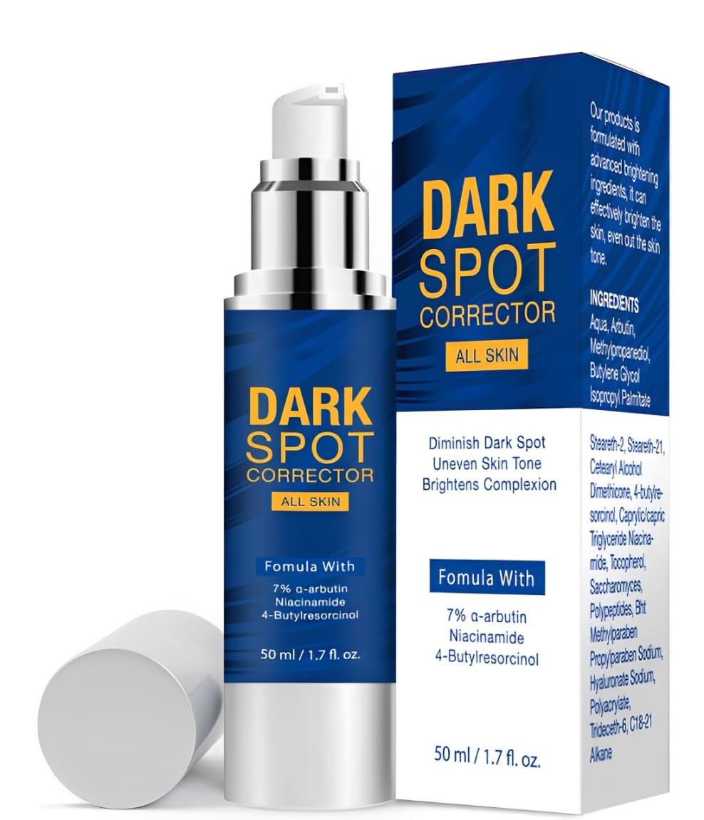 Dark Spot Remover Cream for Face & Body - Sun Spot & Age Spot Corrector Treatment (1.7 oz) | Brightening Skincare for Hyperpigmentation, Acne Scars & Uneven Skin Tone | Perfect for Daily Skincare Routine & Post-Sun Care