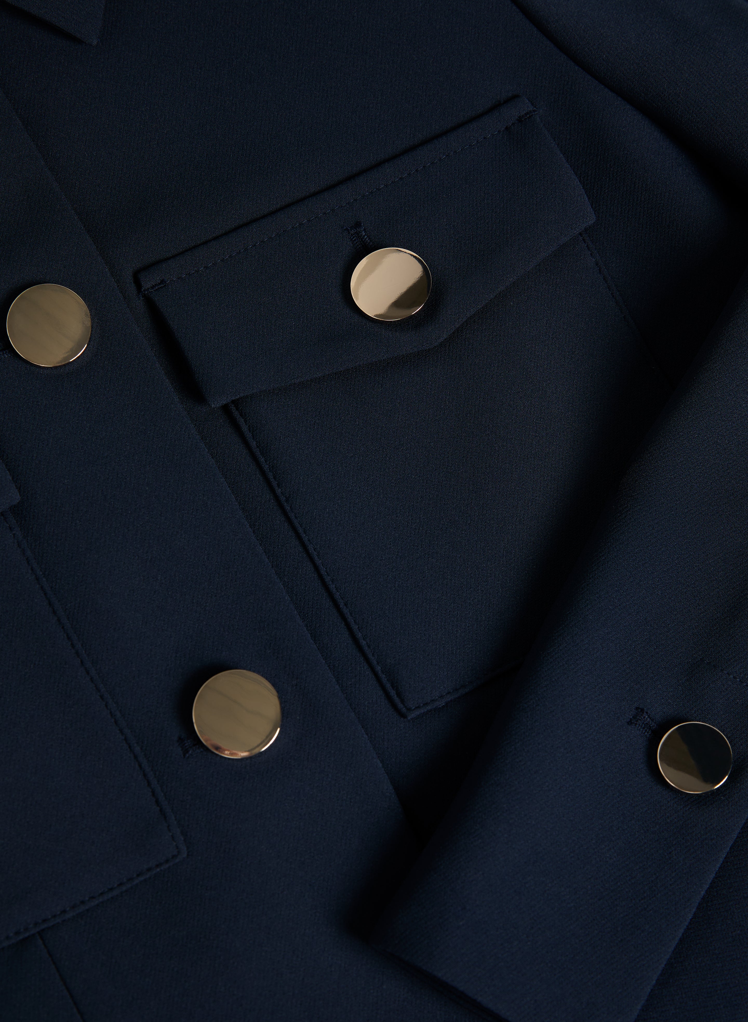 Cropped Twill Jacket for Women - Stylish Casual Outerwear for Spring & Fall | Perfect for Office, Travel & Outdoor Activities