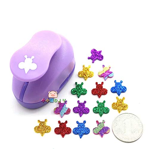 15mm Bee Shape EVA Foam Punch - 5/8 Inch Craft Hole Puncher for DIY Scrapbooking, Card Making & Paper Cutting | Perfect for Scrapbook Pages, Greeting Cards & Craft Projects
