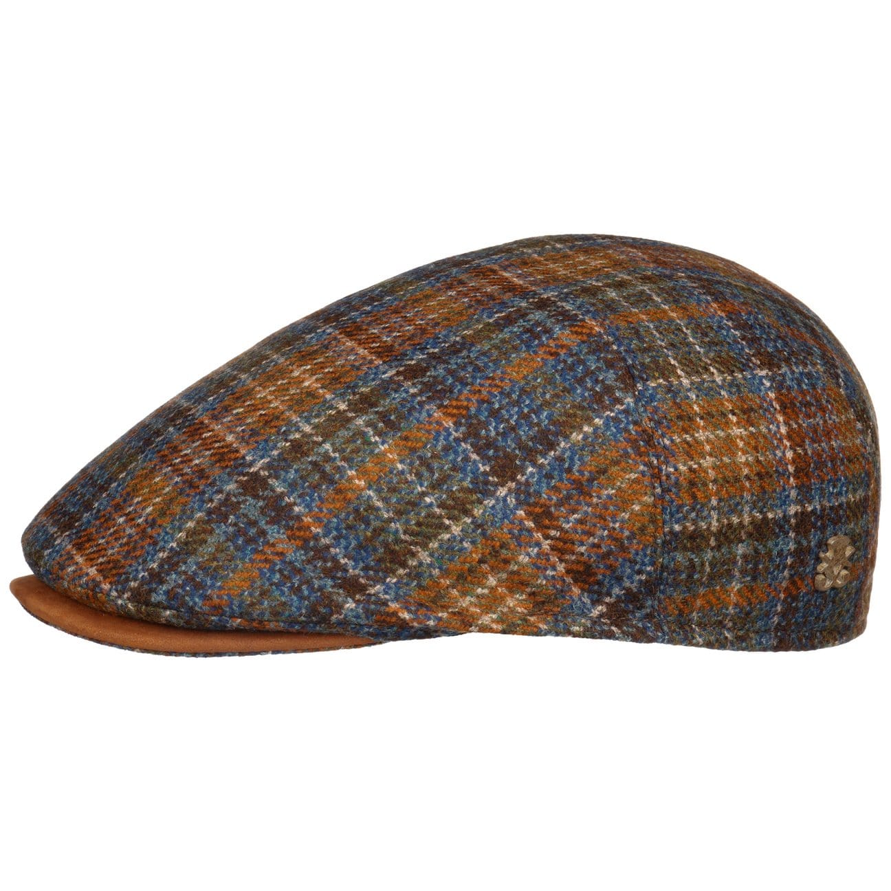 Mayser Marzio Check Zechbauer Flat Cap - Stylish Wool Men's Hat for Casual & Formal Wear | Perfect for Autumn, Winter & Outdoor Activities