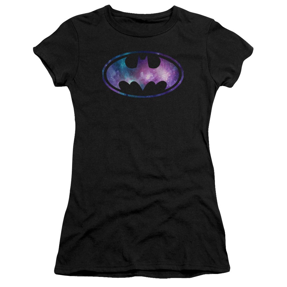 Batman Women's Galaxy Signal T-Shirt | DC Comics Superhero Graphic Tee | Casual Wear & Cosplay Costume