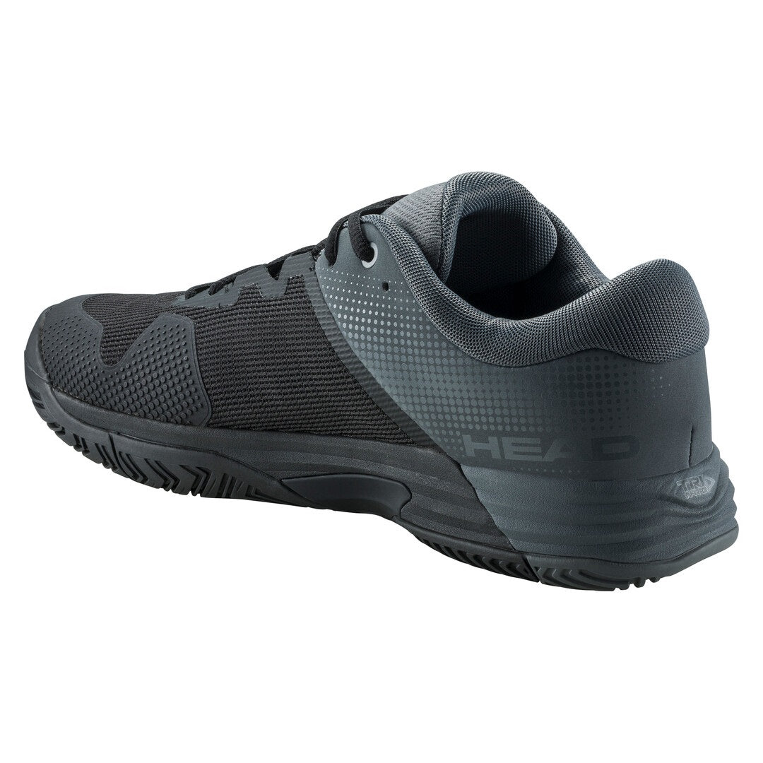 Head Revolt Evo 2.0 Men's Tennis Shoes - Lightweight Performance Court Shoes for Men (Black/Grey) | Perfect for Competitive Matches & Casual Play
